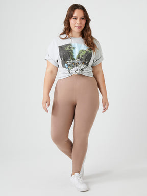 טייץ בשילוב כותנה אורגנית PLUS SIZE