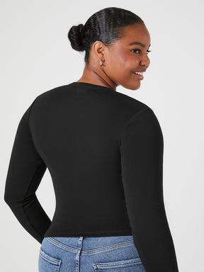 טישרט בייסיק ארוכה PLUS SIZE