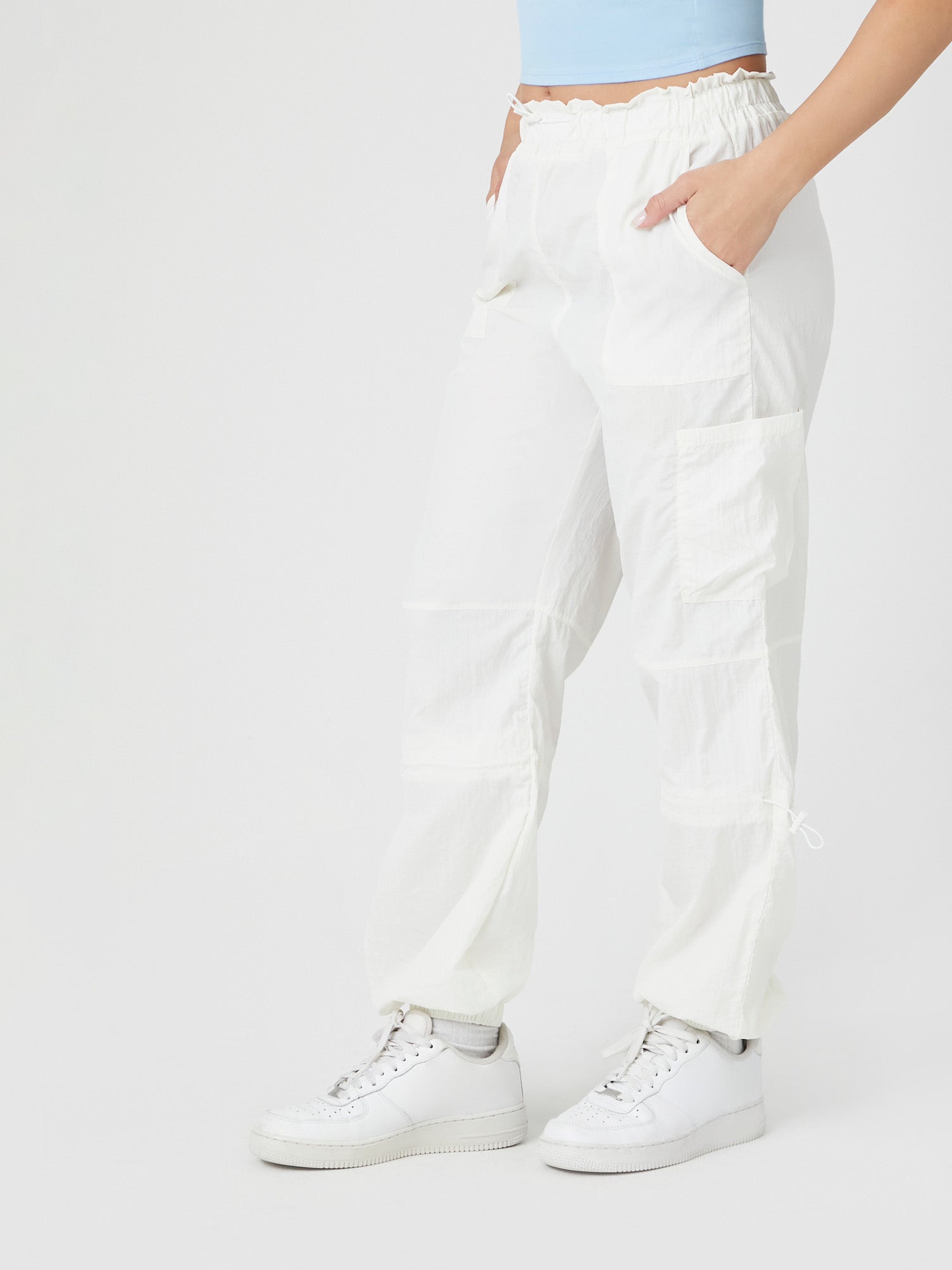 מכנסי JOGGER בסגנון דגמ'ח- FOREVER 21|פוראבר 21