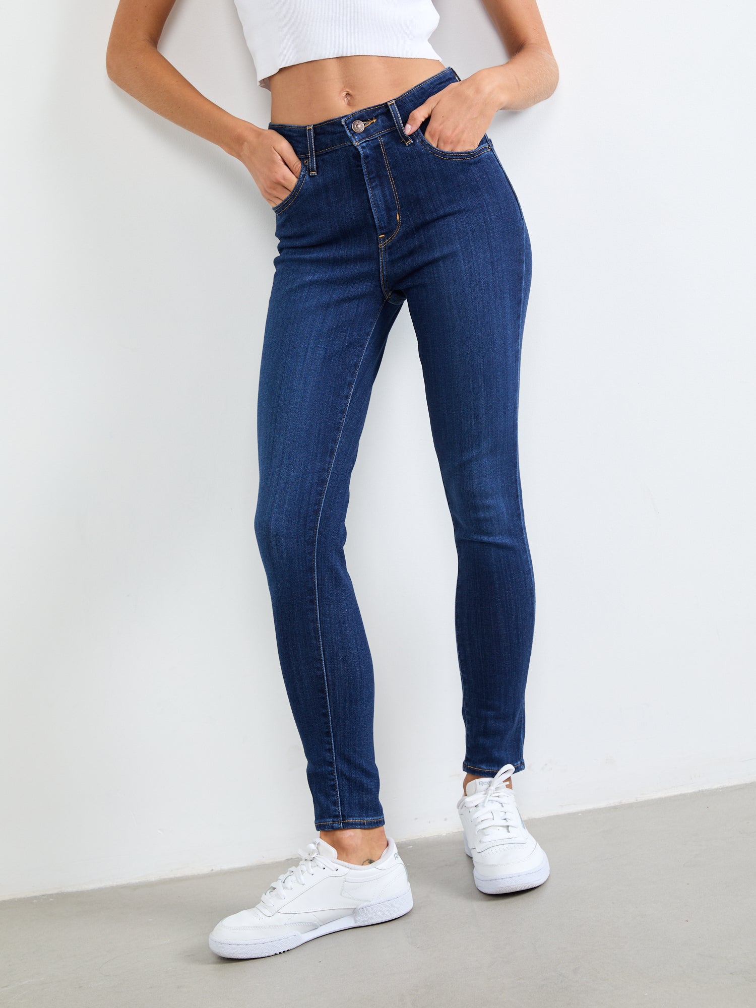 מכנסי סקיני ג'ינס בגזרה גבוהה 721- Levi's|ליוויס