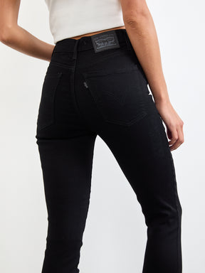 מכנסי ג'ינס SUPER SKINNY בגזרה גבוהה