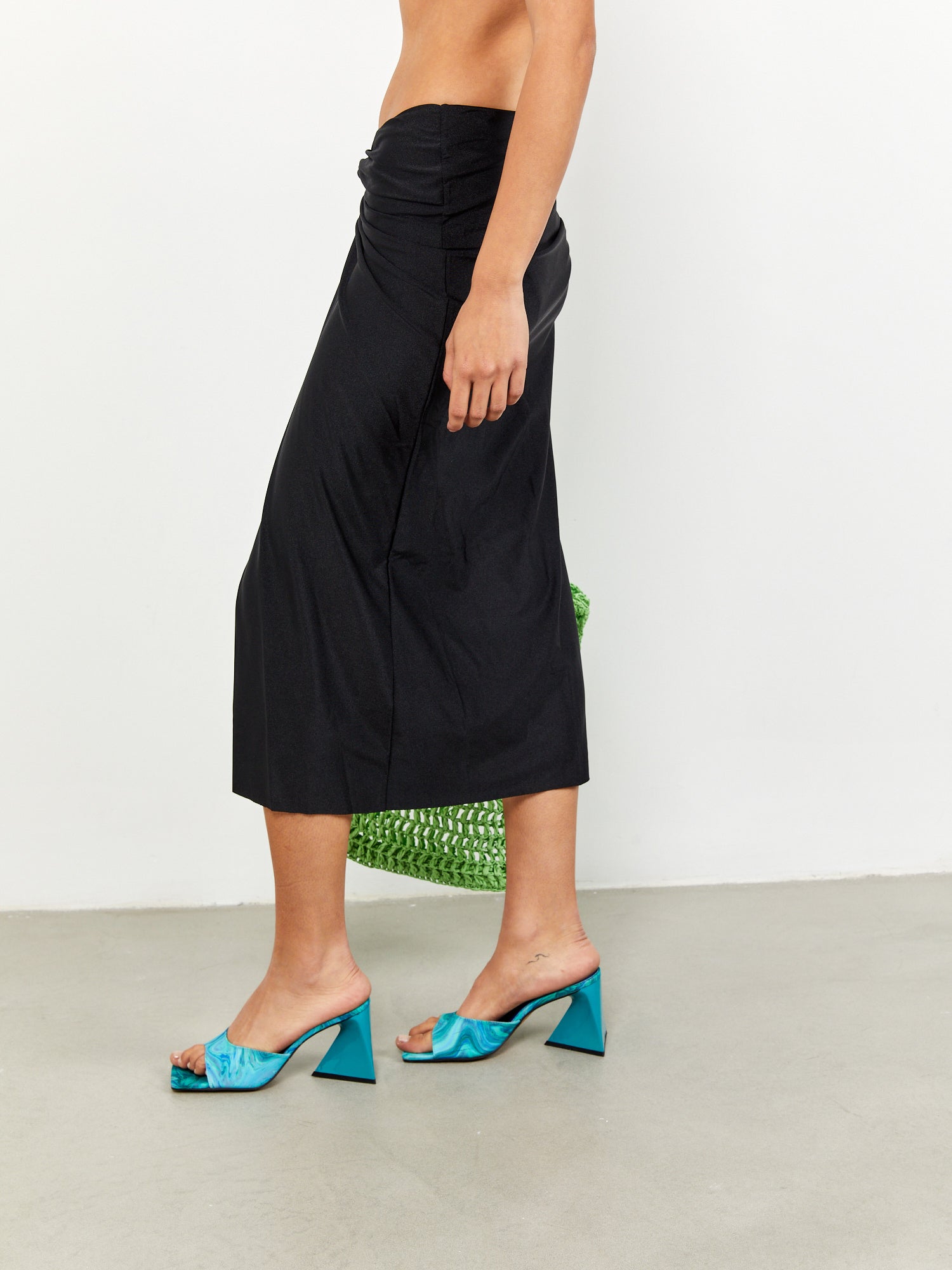 חצאית מידי עם קשירה- Style River|סטייל ריבר