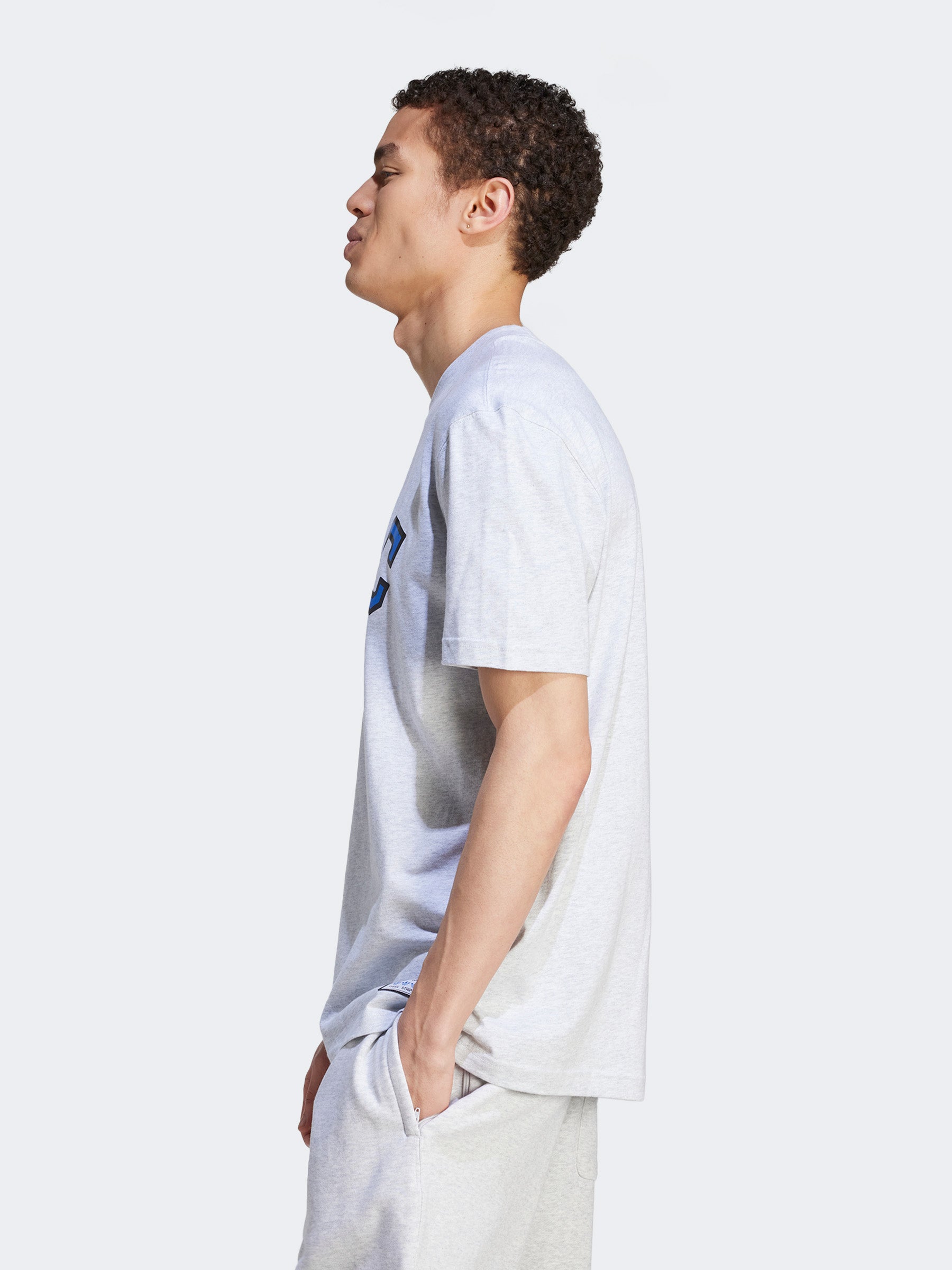 טישרט בשילוב הדפס- Adidas Originals|אדידס אוריג'ינלס