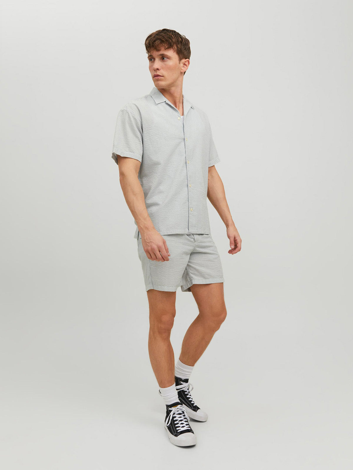 חולצת פסים מכופתרת- JACK & JONES|ג'ק אנד ג'ונס