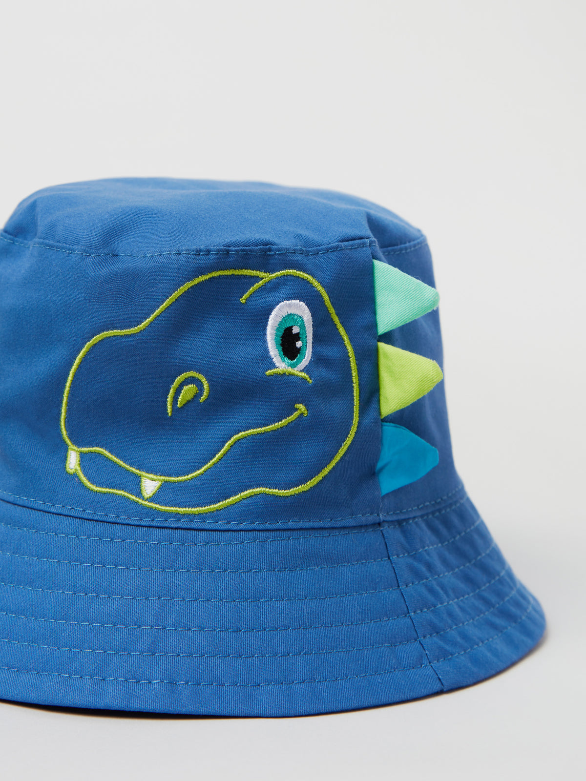 כובע באקט בשילוב רקמת דינוזאור / תינוקות יוניסקס