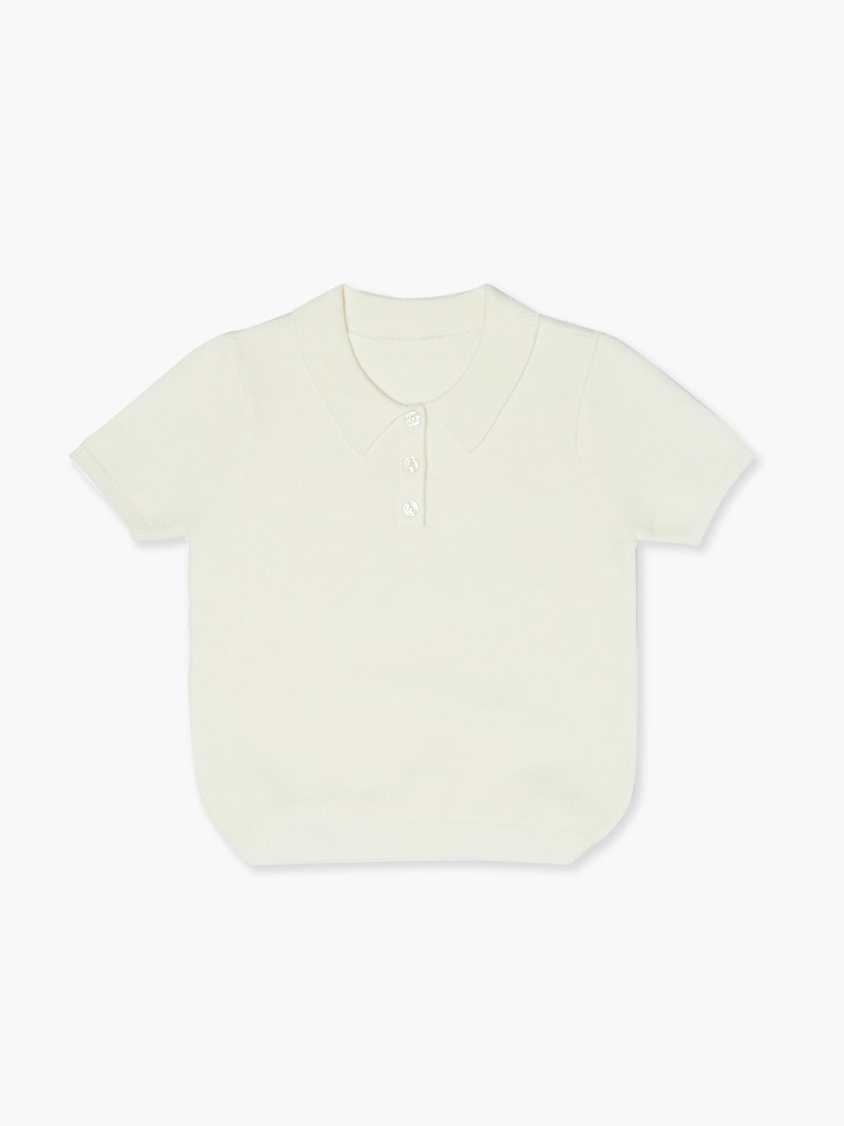 חולצת סריג קצרה עם צווארון פולו / ילדים יוניסקס- FOREVER 21|פוראבר 21