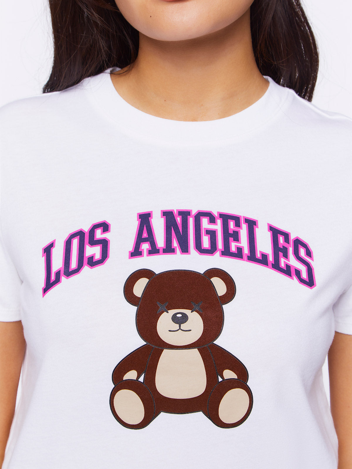 חולצת טי קצרה LOS ANGELES- FOREVER 21|פוראבר 21