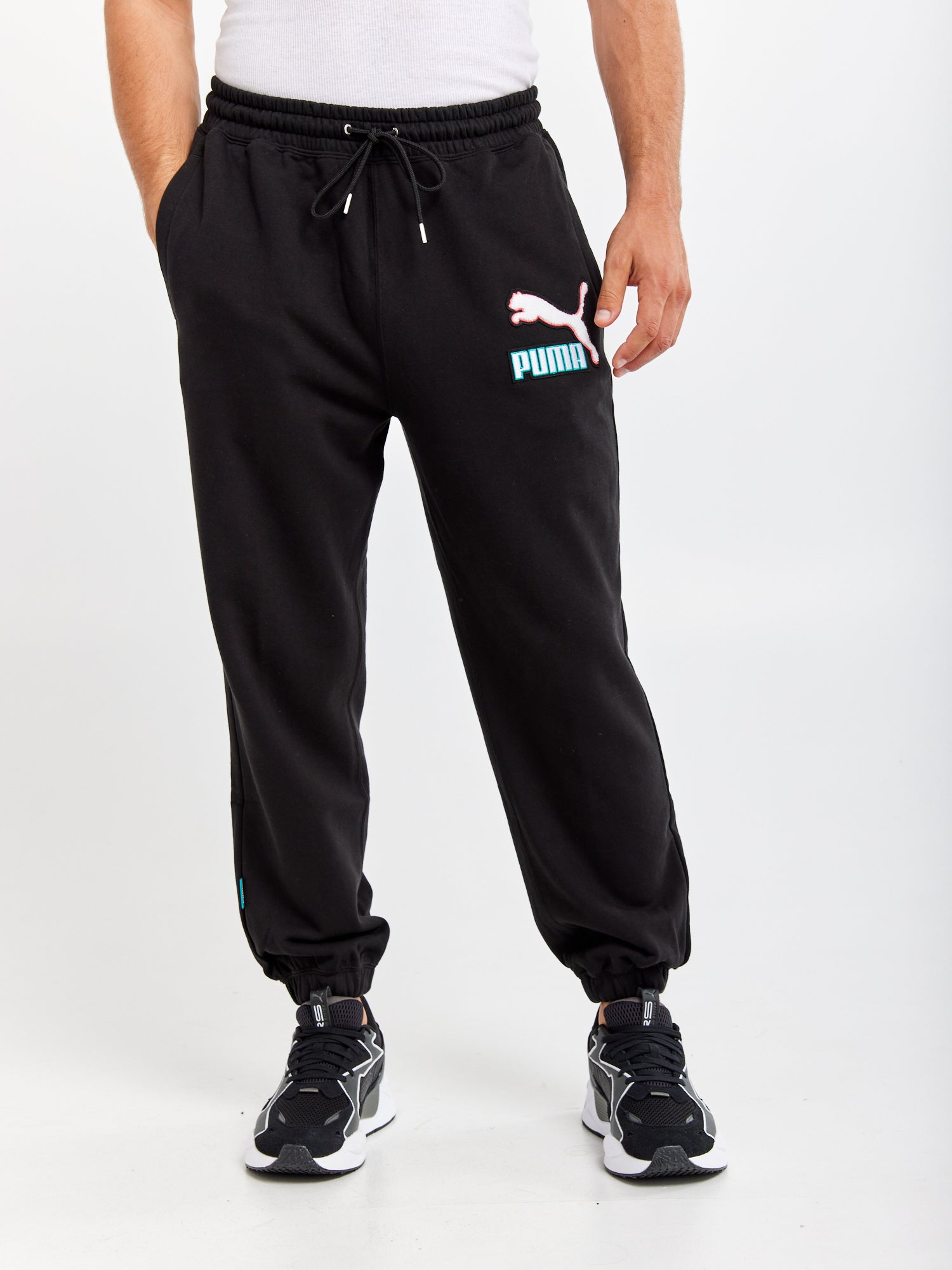 מכנסי טרנינג עם לוגו- Puma|פומה