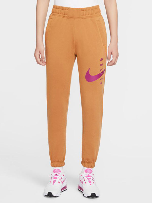 מכנסי טרנינג עם הדפס לוגו מבריק- Nike|נייק