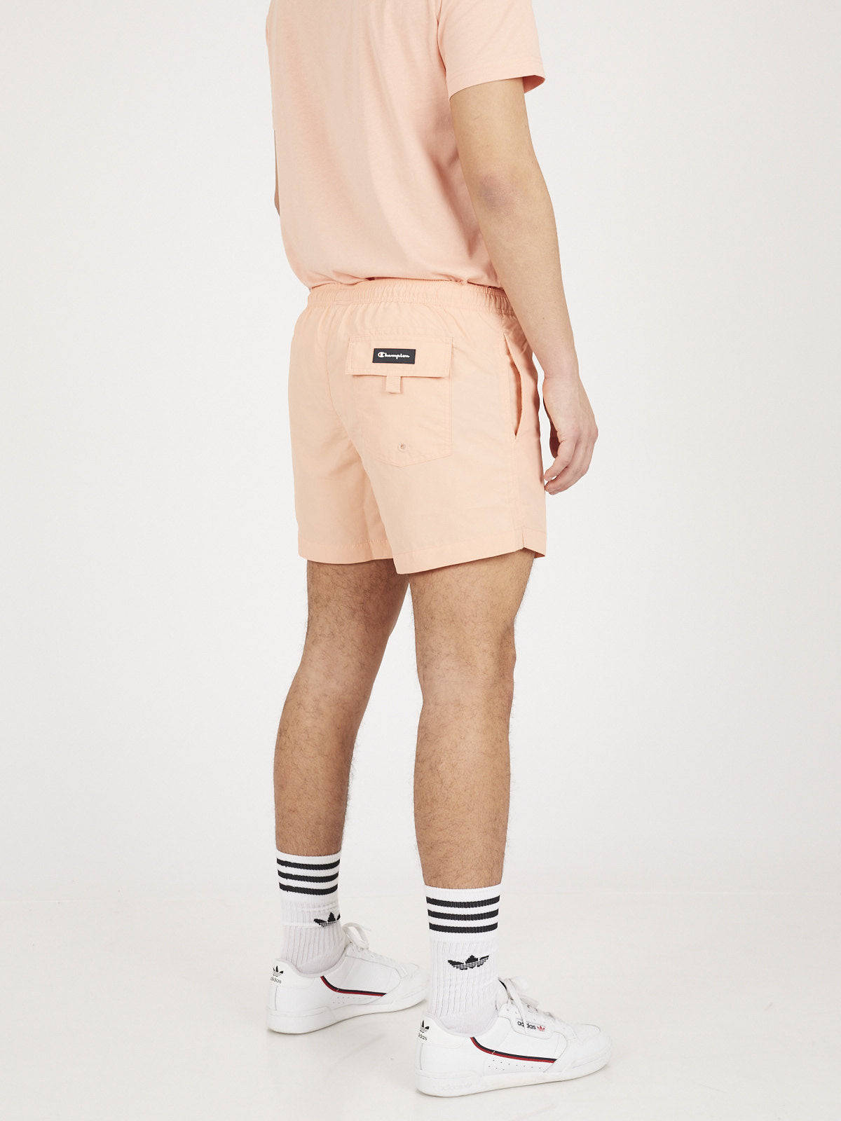 מכנסי בגד ים עם פאץ' לוגו- Champion|צ'מפיון