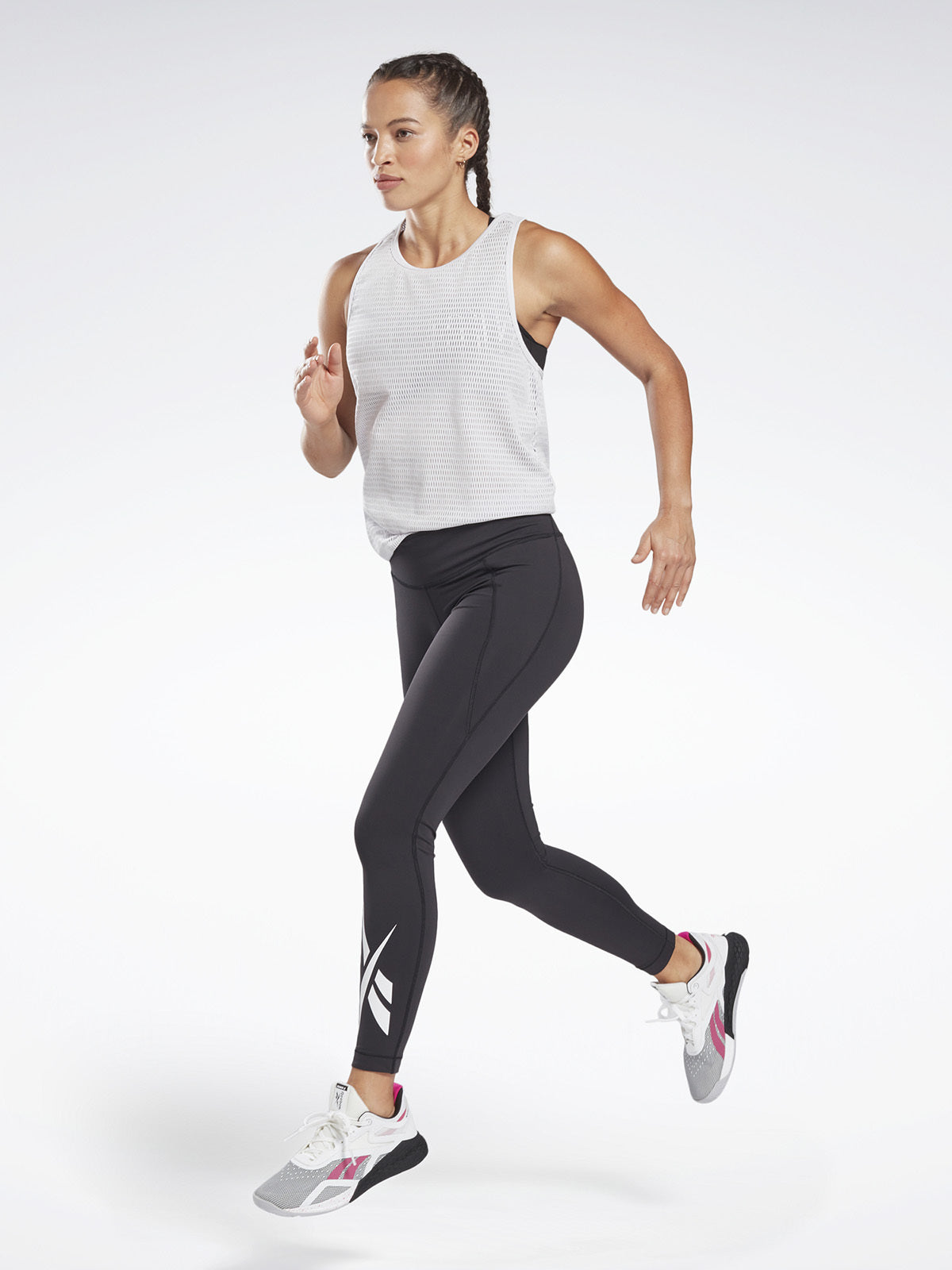 טייץ ארוך בגזרת mid-rise- Reebok|ריבוק