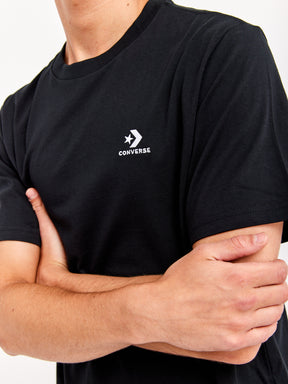 חולצת בייסיק עם לוגו רקום