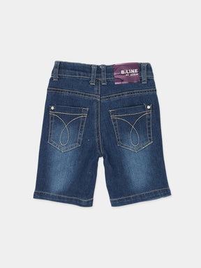 מכנסי ג'ינס לייקרה קצרים / ילדות