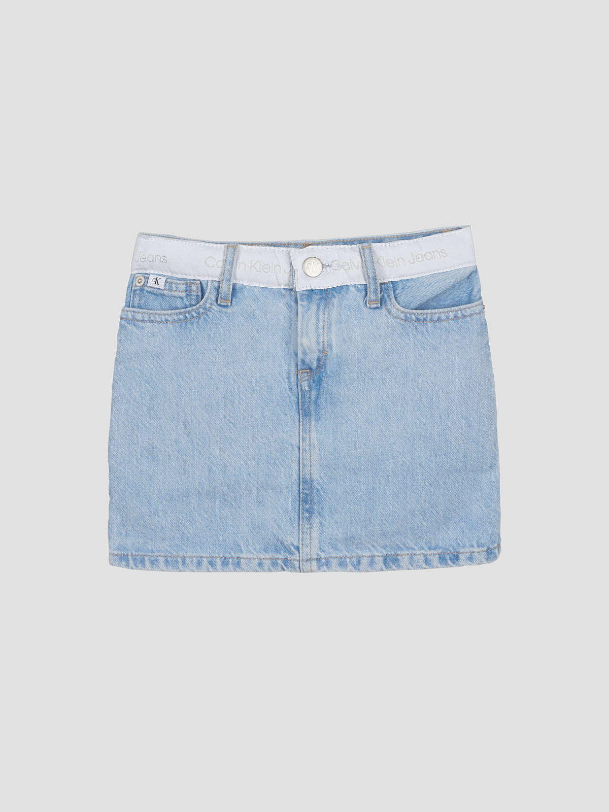 חצאית ג'ינס מיני ממותגת / ילדות- Ck|קלווין קליין