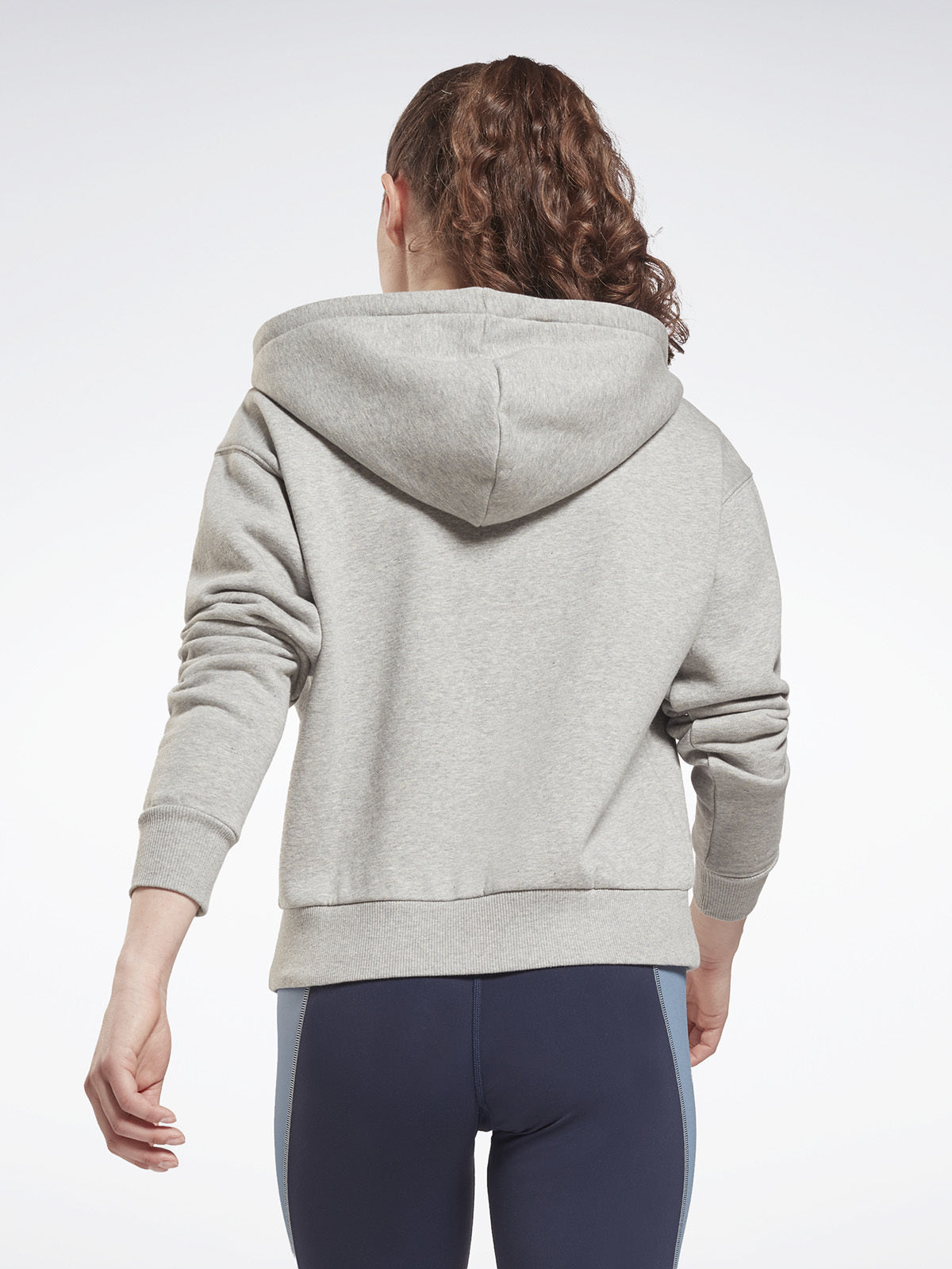 קפוצ'ון עם רוכסן ורקמת לוגו- Reebok|ריבוק