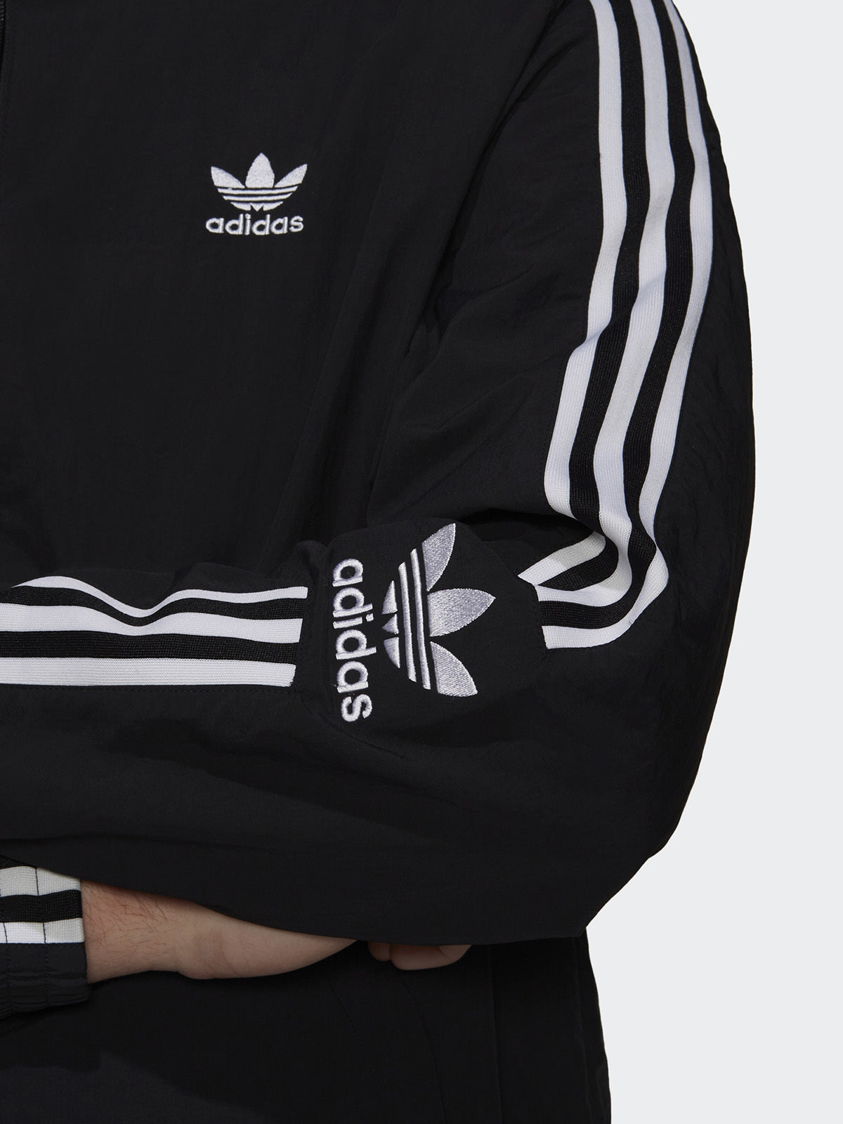ג'קט ספורטיבי עם לוגו רקום- Adidas Originals|אדידס אוריג'ינלס