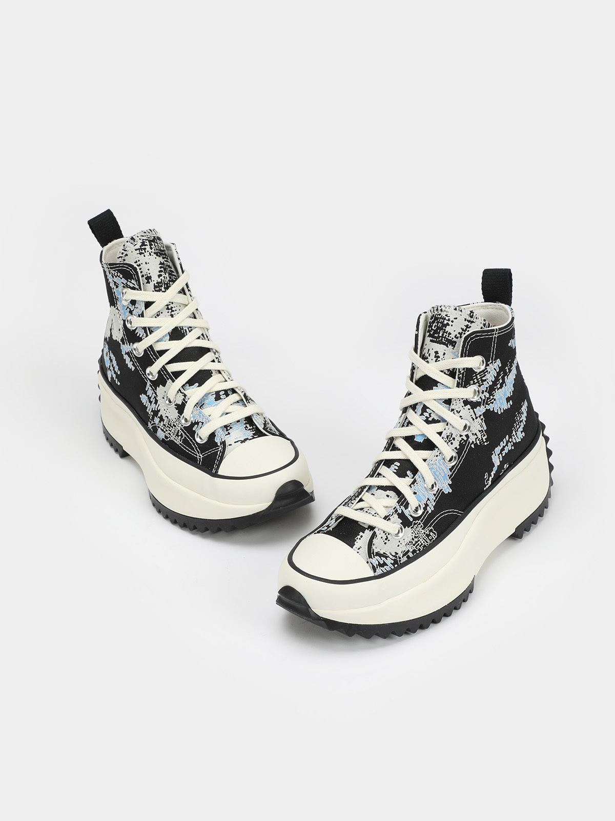 נעלי סניקרס עם פלטפורמה Hybrid Floral Run Star Hike / נשים- Converse|קונברס