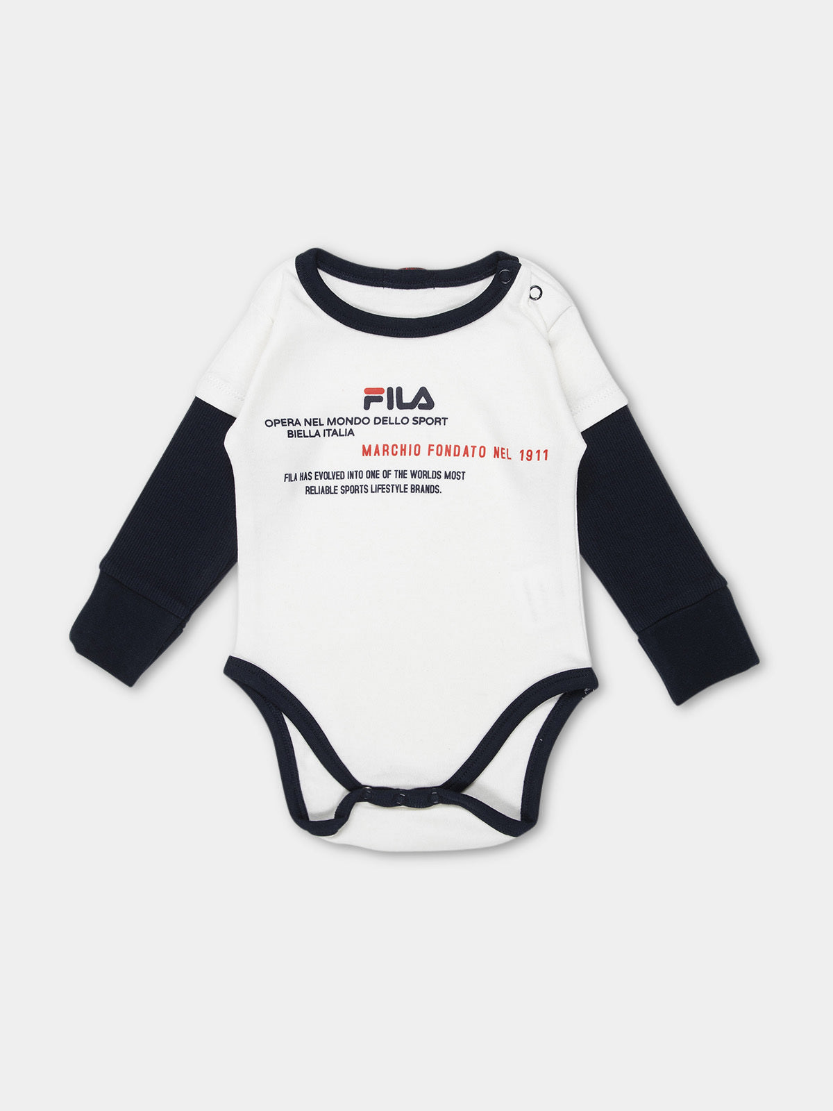 סט בגד גוף שרוול ארוך / תינוקות- Fila|פילה