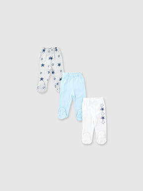 מארז 3 מכנסיים עם רגליות STAR BABY / תינוקות