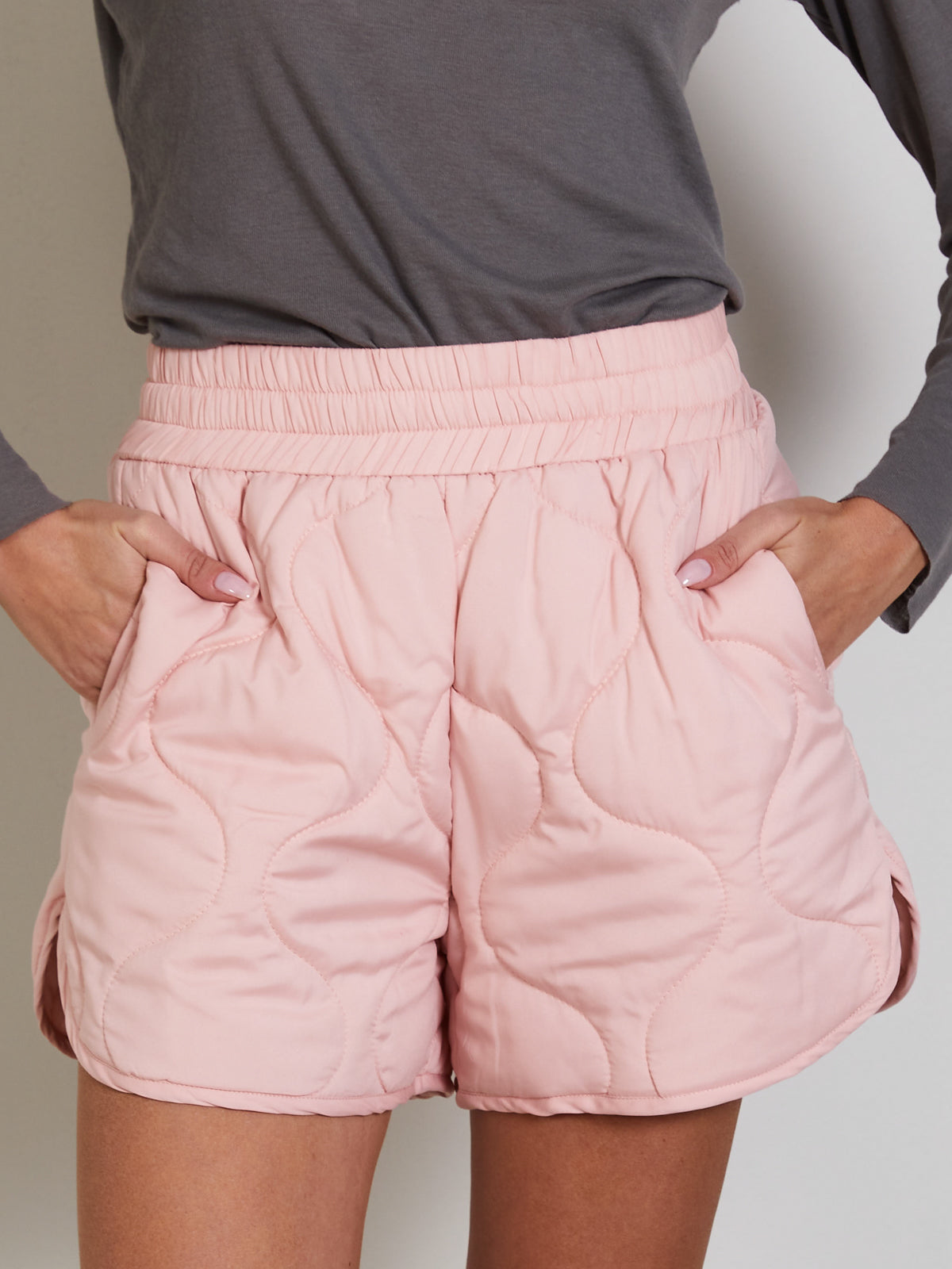 מכנסי שורט בדוגמת קווילט- Style River|סטייל ריבר
