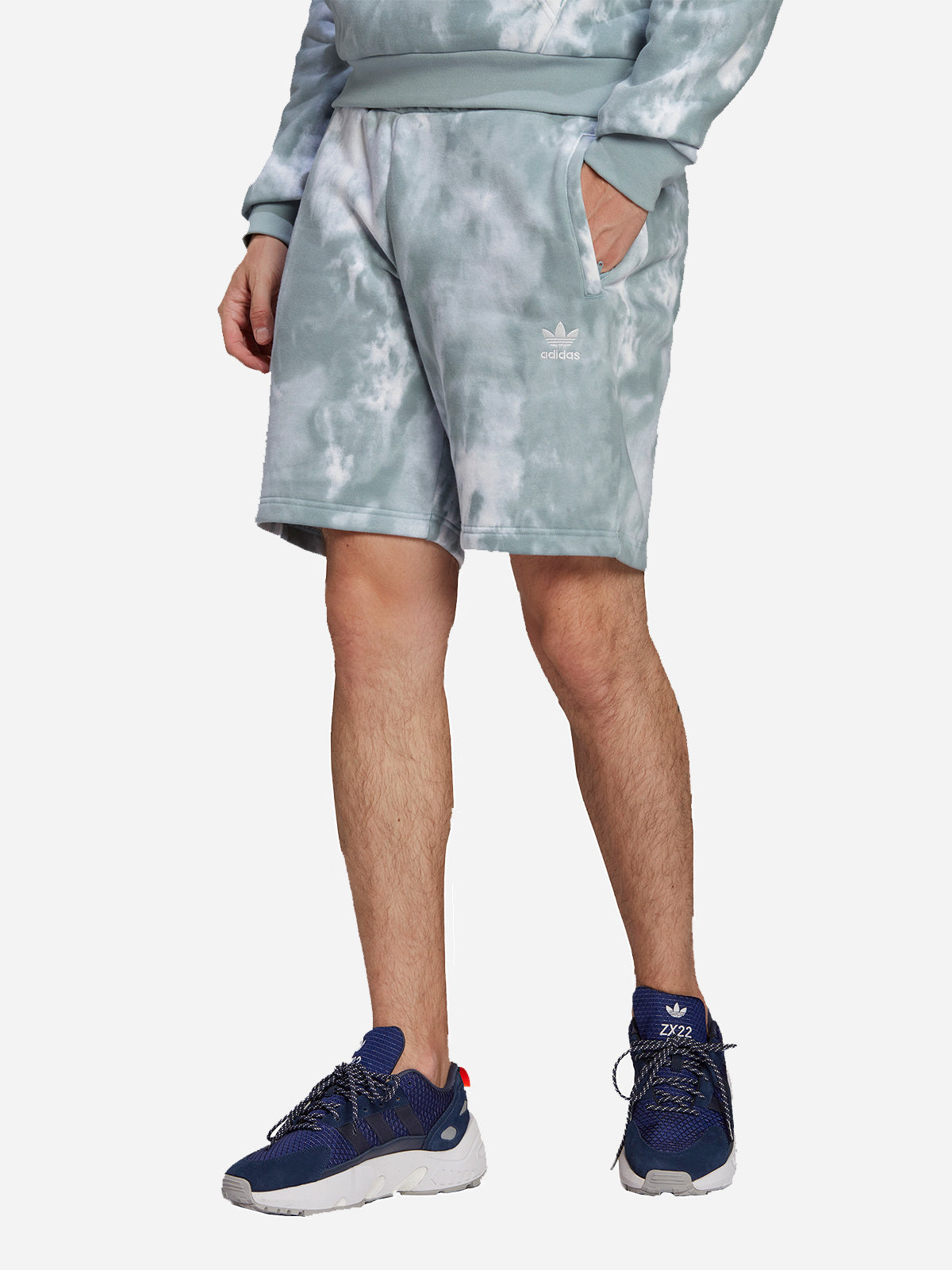 מכנסי ברמודה עם הדפס טאי דאי / גברים- Adidas Originals|אדידס אוריג'ינלס