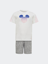 חליפה קצרה עם הדפס MICKEY MOUSE / ילדים