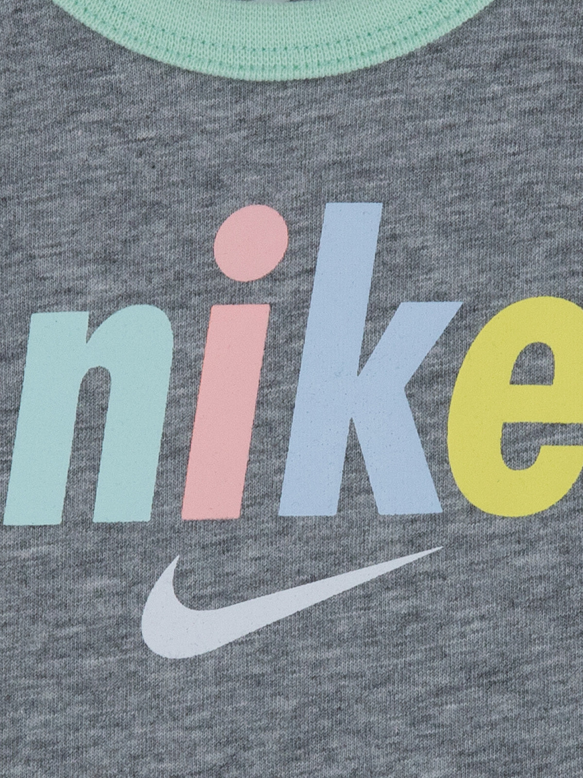 מארז 3 בגדי גוף קצרים עם לוגו מודפס / תינוקות- Nike|נייק