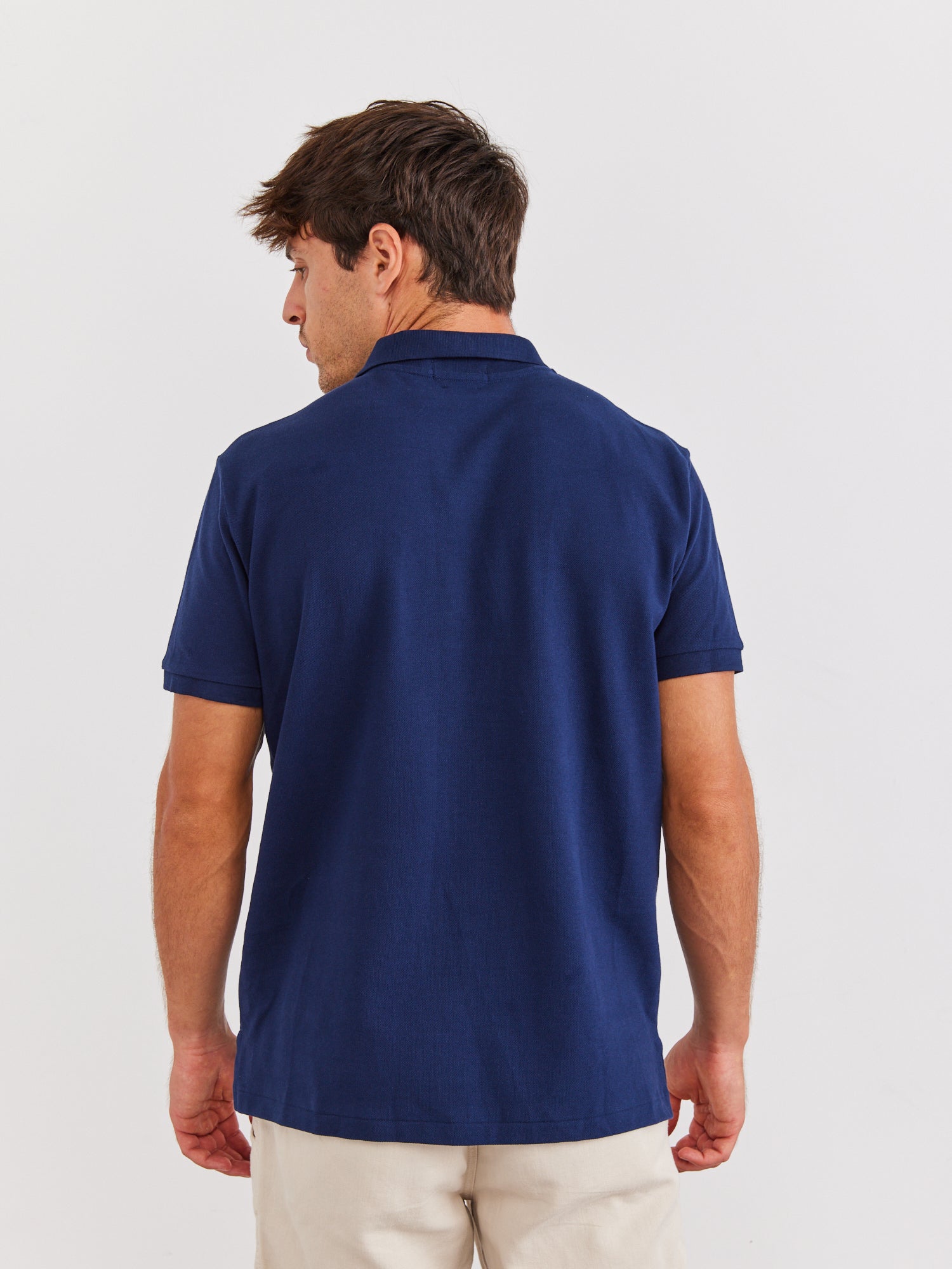 חולצת פולו קצרה עם לוגו רקום- Polo Ralph Lauren|פולו ראלף לורן 