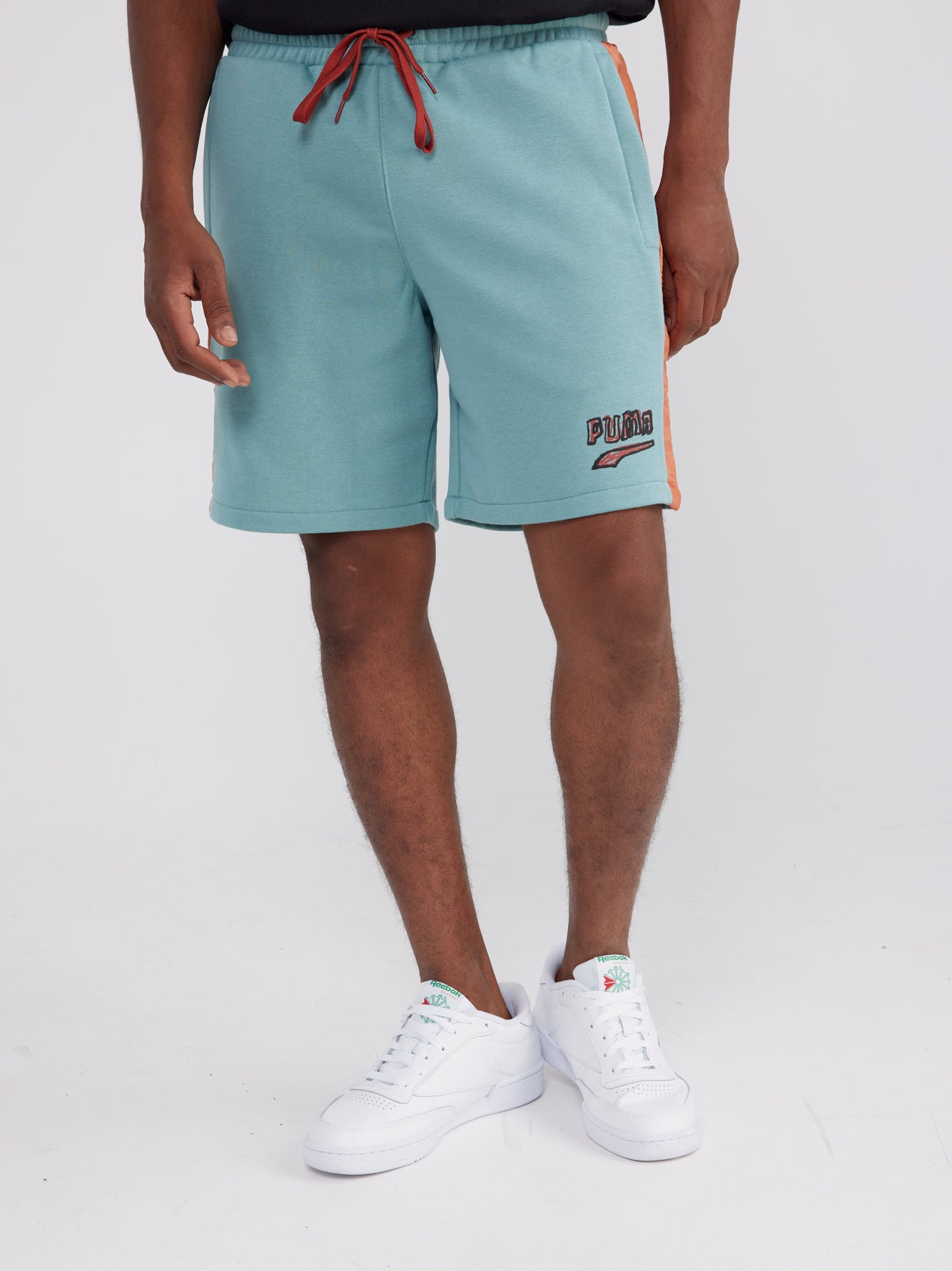 מכנסיים קצרים עם הדפס לוגו גרפי- Puma|פומה
