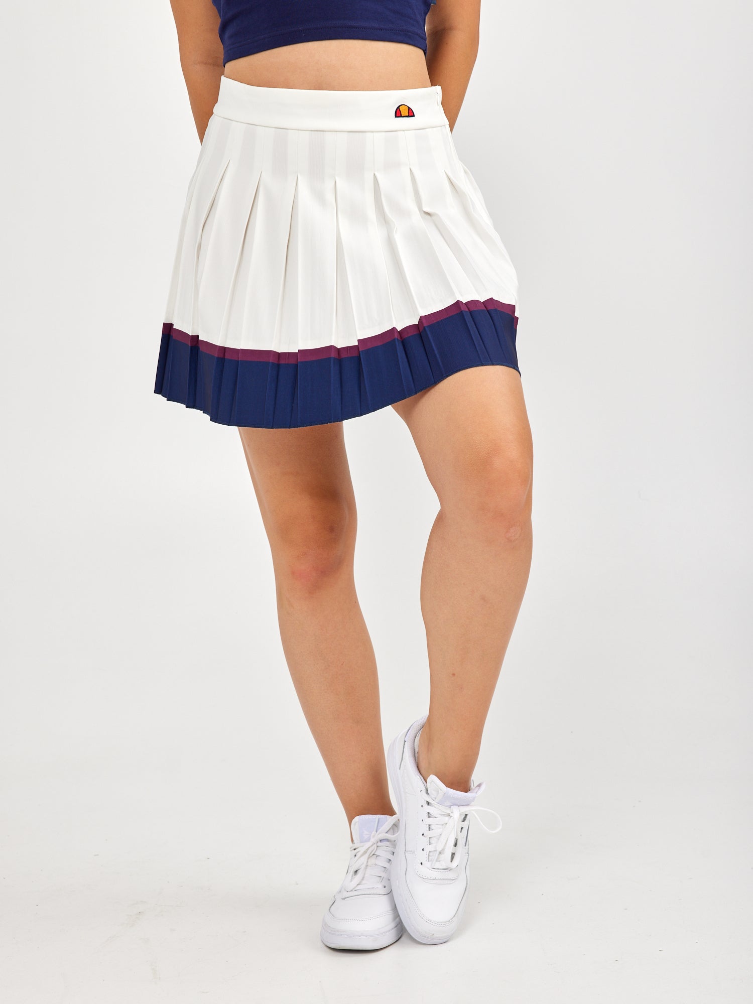 חצאית פליסה עם לוגו רקום- Ellesse|אלס