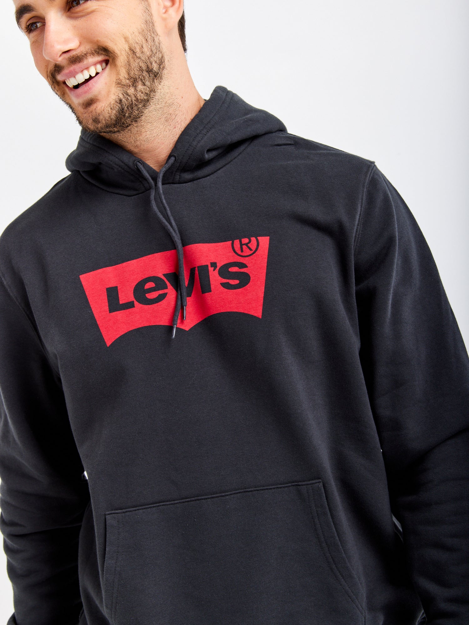 סווטשירט קפוצ'ון עם לוגו- Levi's|ליוויס
