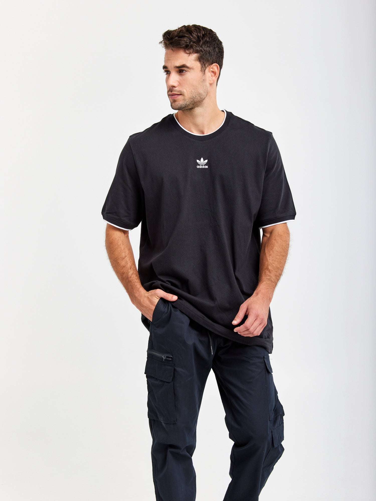 חולצת טי קצרה עם לוגו- Adidas Originals|אדידס אוריג'ינלס