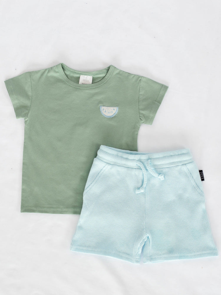 סט חולצה ומכנסיים TUTTI FRUITY / ילדים ותינוקות יוניסקס- Bina & Bino|בינה ובינו
