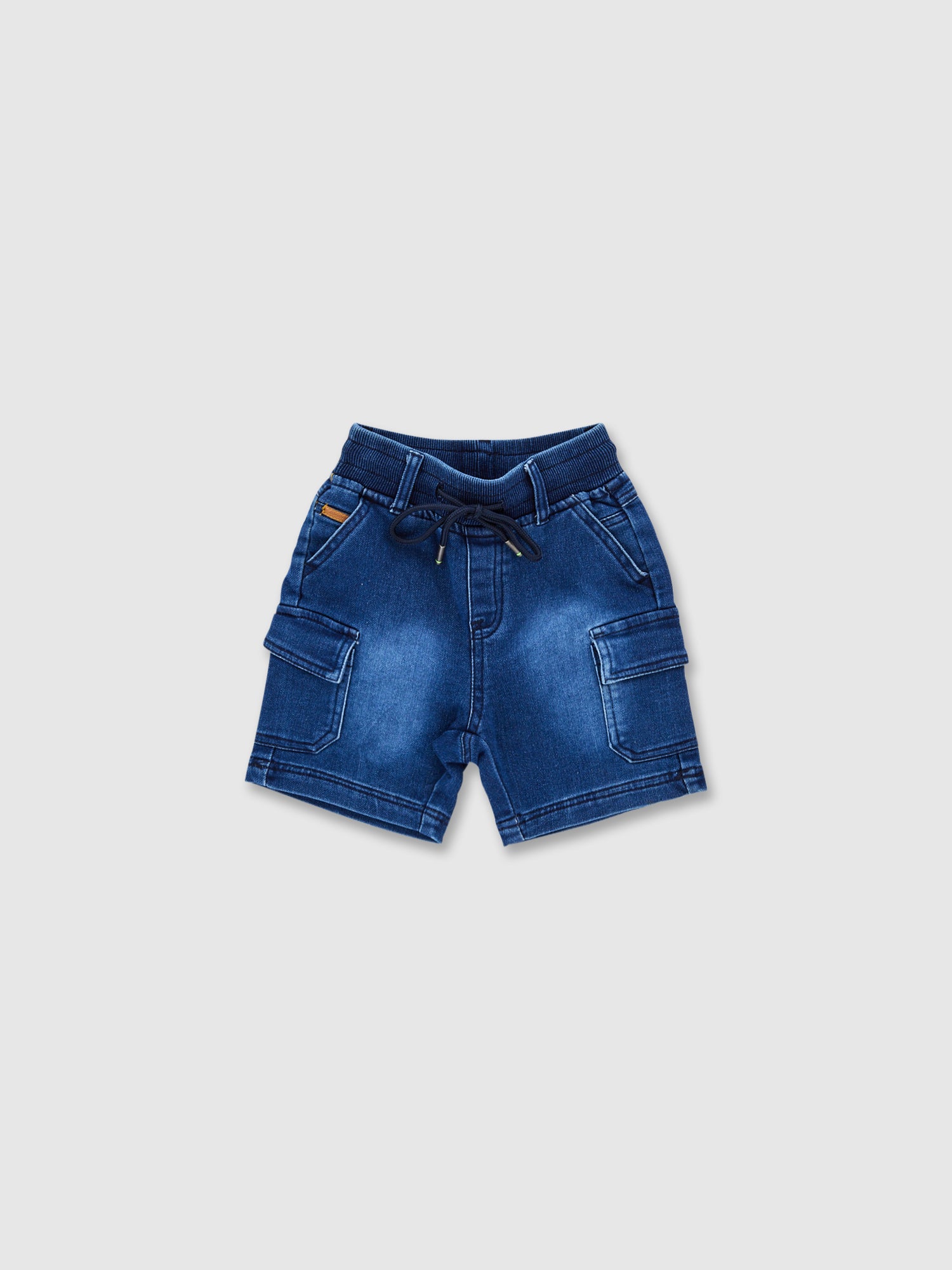 מכנסי ג'ינס קצרים עם כיסים / תינוקות וילדים- Borderline|בורדרליין