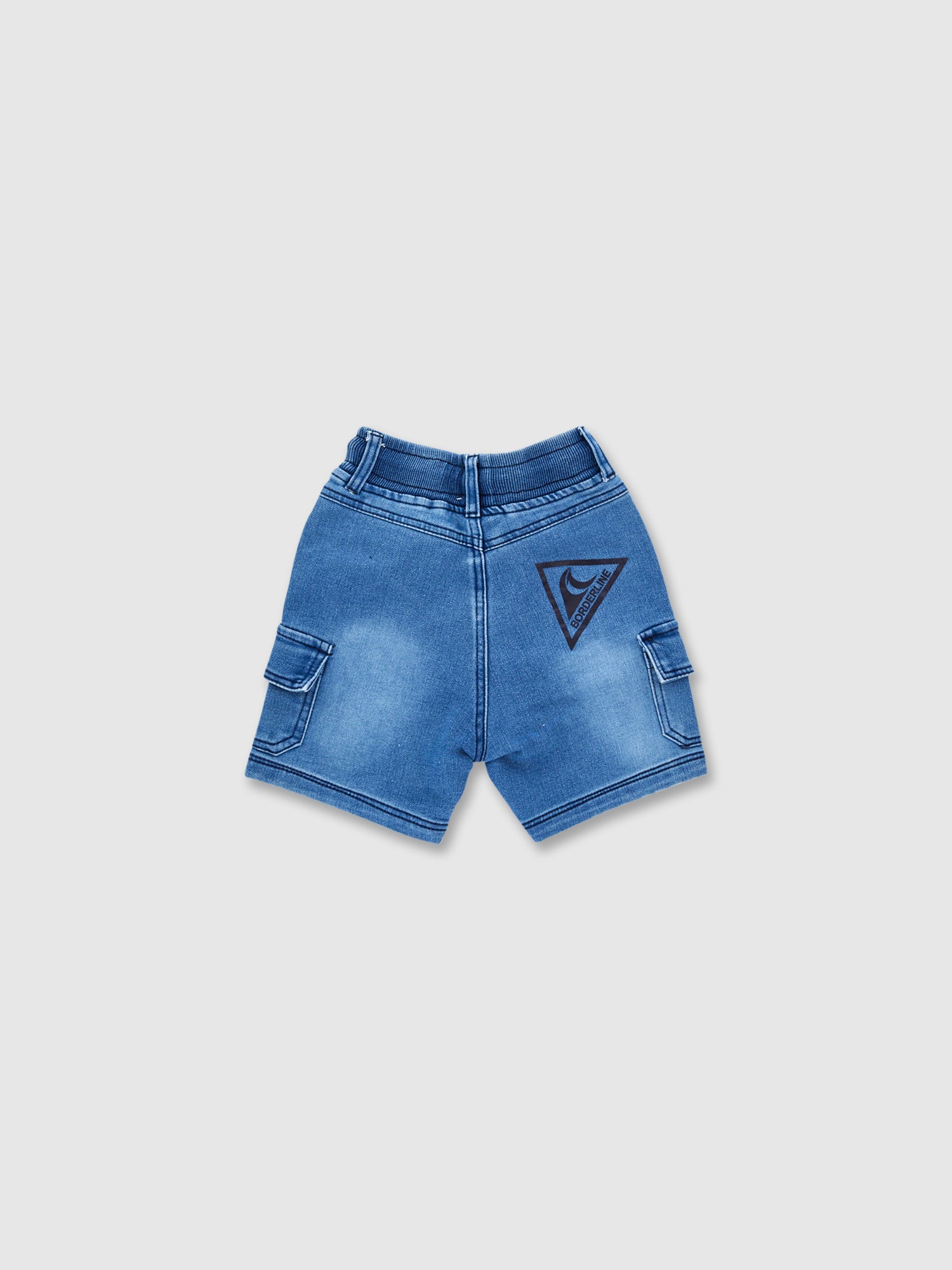 מכנסי ג'ינס קצרים עם כיסים / תינוקות וילדים- Borderline|בורדרליין