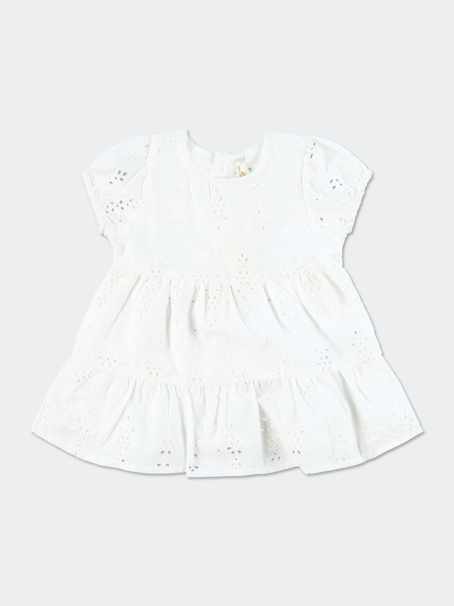 שמלת קומות פרחונית רקומה / תינוקות- Borderline|בורדרליין