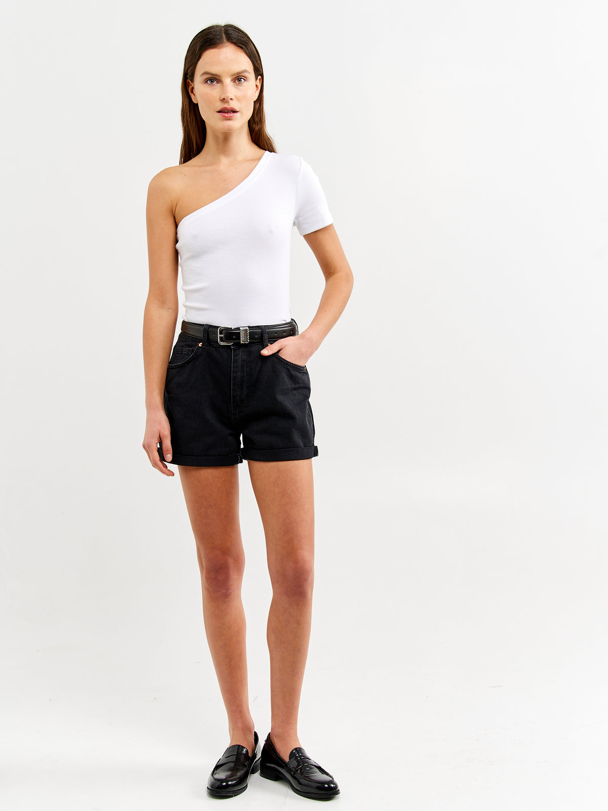 טישרט ריב ONE SHOULDER