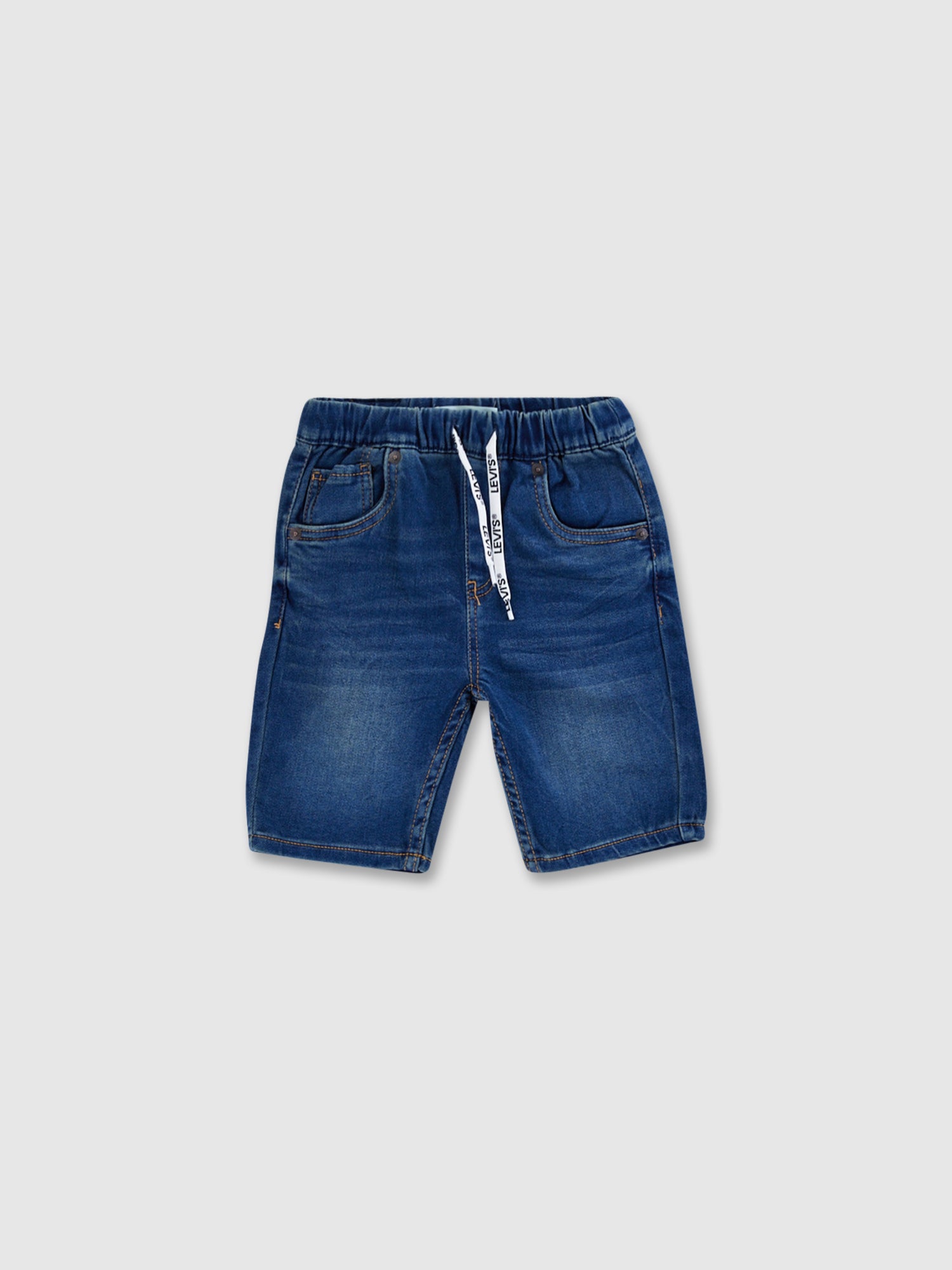 מכנסי ברמודה ג'ינס בגזרת SKINNY / ילדים- Levi's|ליוויס