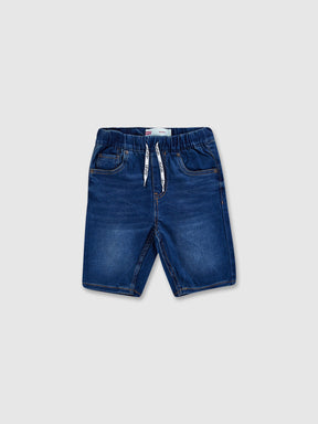 מכנסי ברמודה ג'ינס בגזרת SKINNY / ילדים ונוער