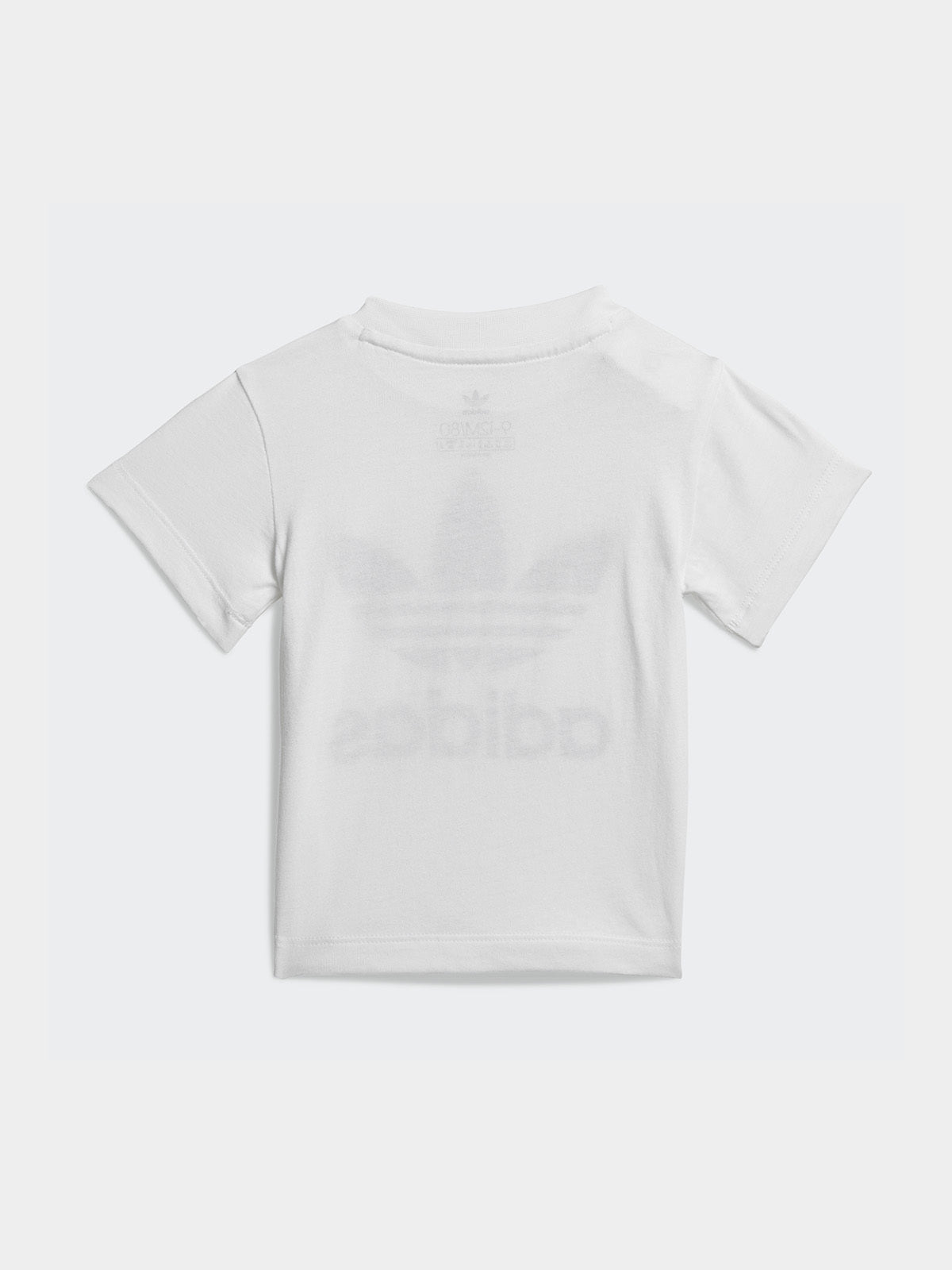 חליפה קצרה עם הדפס לוגו / תינוקות וילדים- Adidas Originals|אדידס אוריג'ינלס