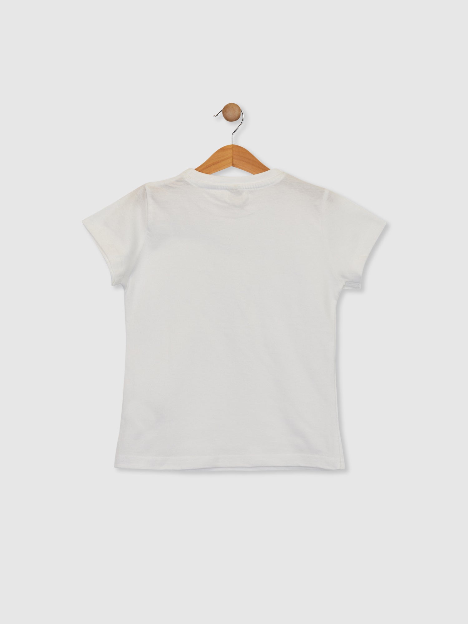 חולצת בייסיק קצרה צווארון עגול / ילדות ונערות- Borderline|בורדרליין