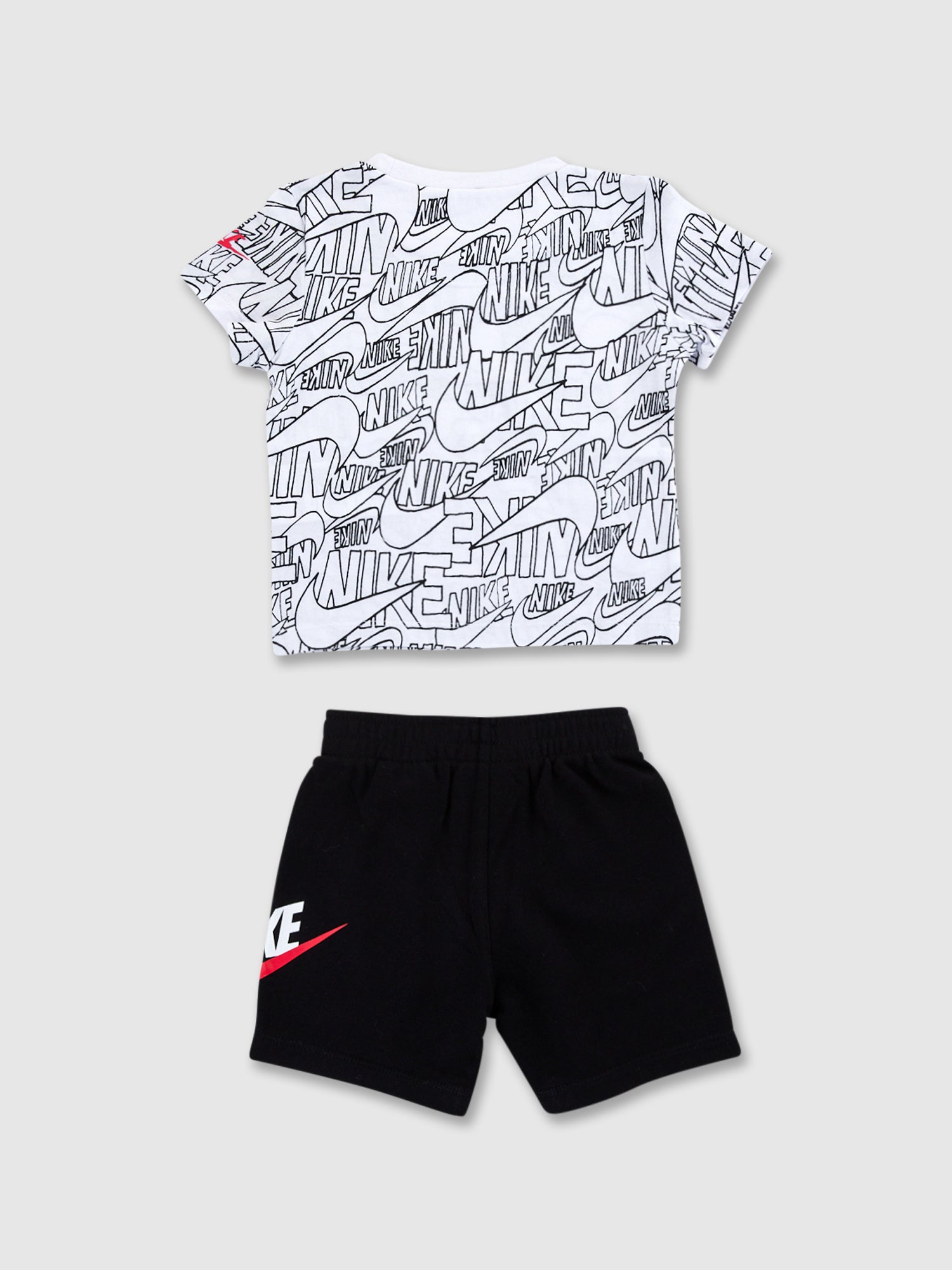 סט חולצה ומכנסיים עם הדפסי לוגו/ תינוקות- Nike|נייק