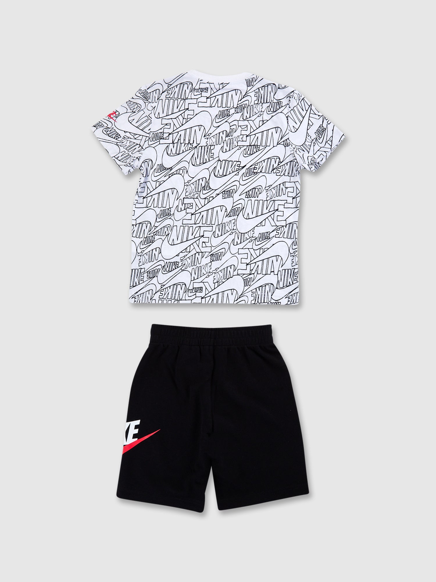 סט חולצה ומכנסיים עם הדפסי לוגו/ ילדים- Nike|נייק