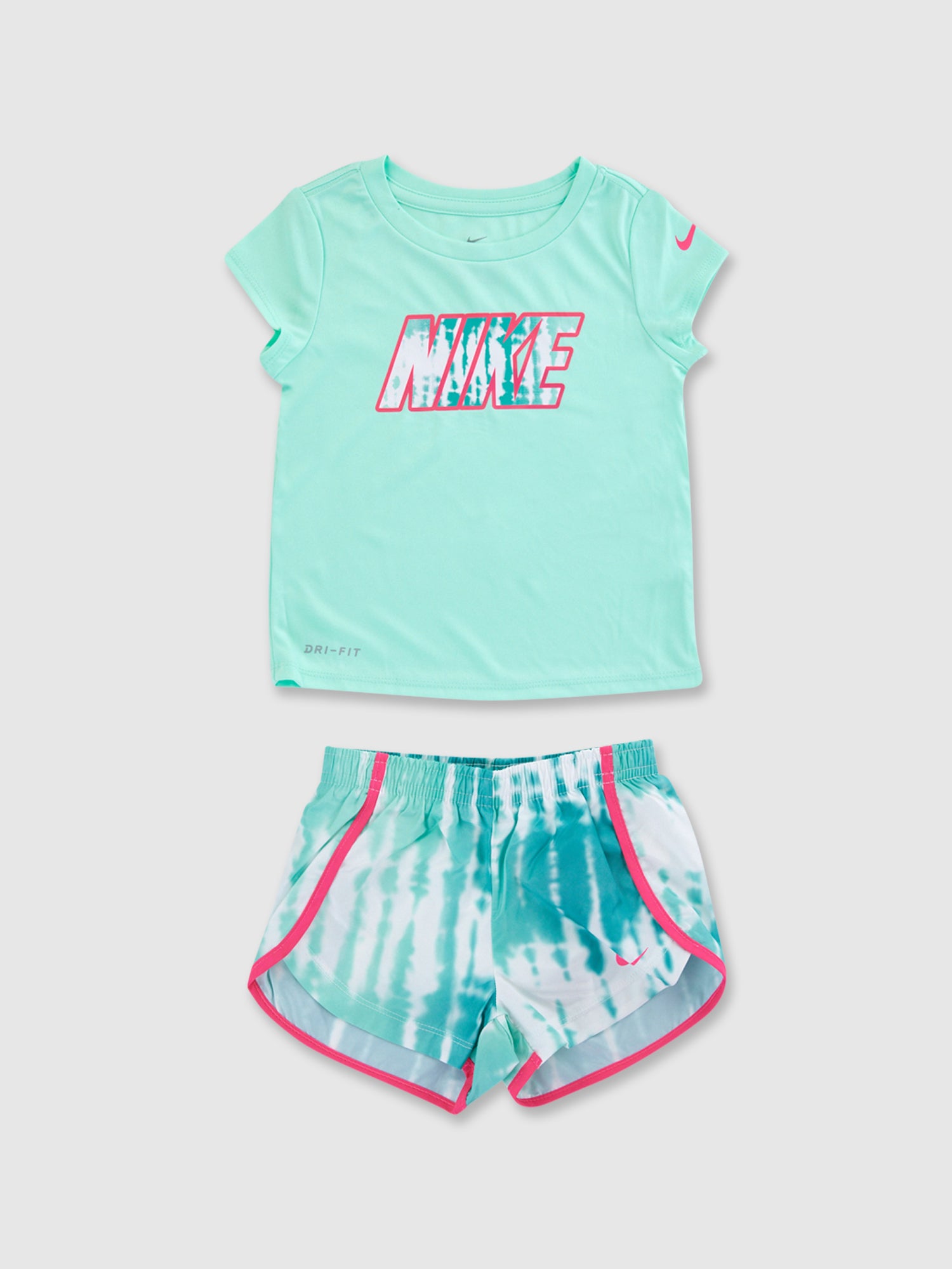 סט בגד ים חולצה ומכנסיים קצרים / תינוקות וילדות- Nike|נייק