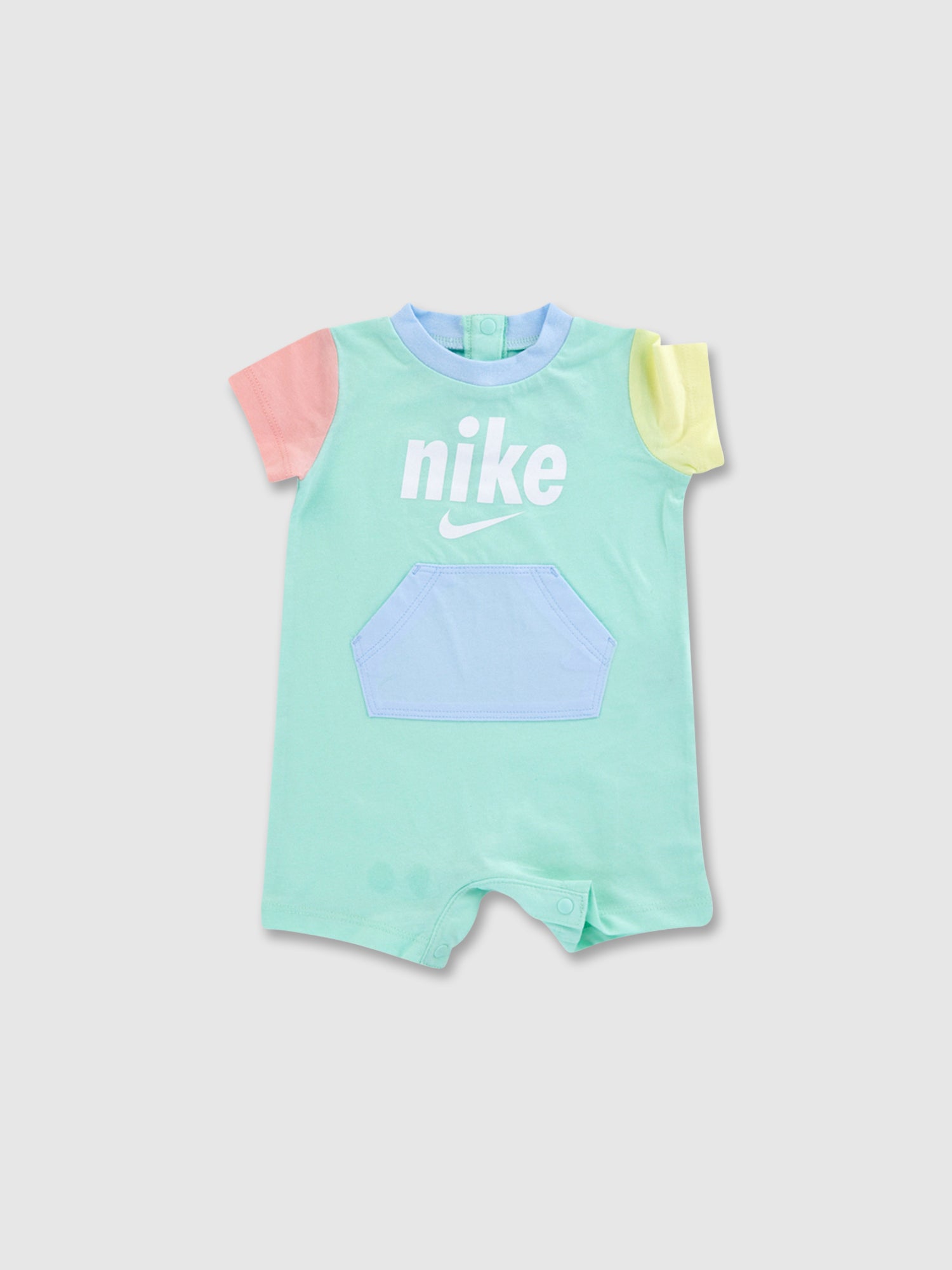 אוברול קצר עם הדפס לוגו / יוניסקס תינוקות- Nike|נייק