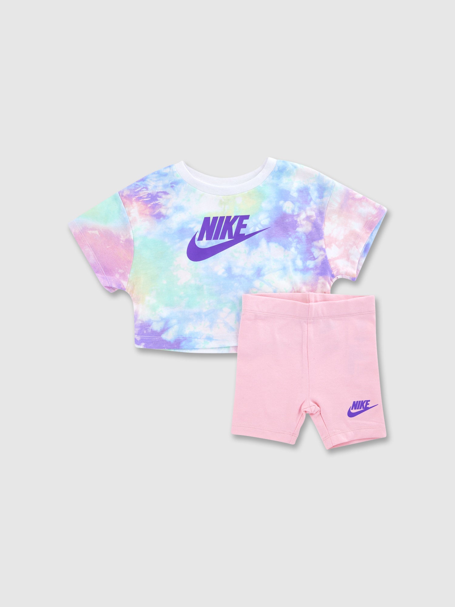 סט טישרט בהדפס טאי דאי וטייץ/ תינוקות- Nike|נייק