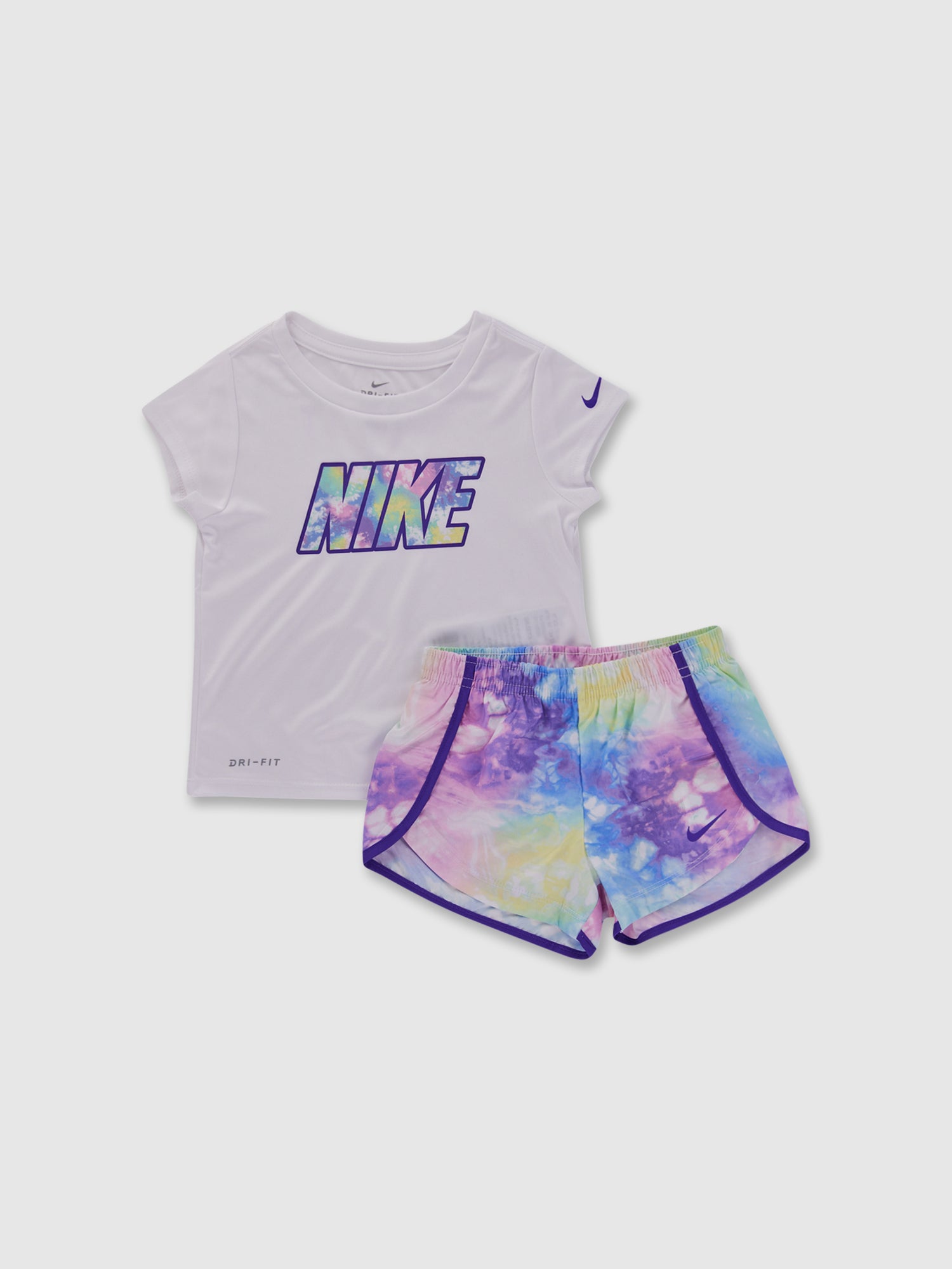 סט בגד ים חולצה ומכנסיים קצרים / ילדות- Nike|נייק
