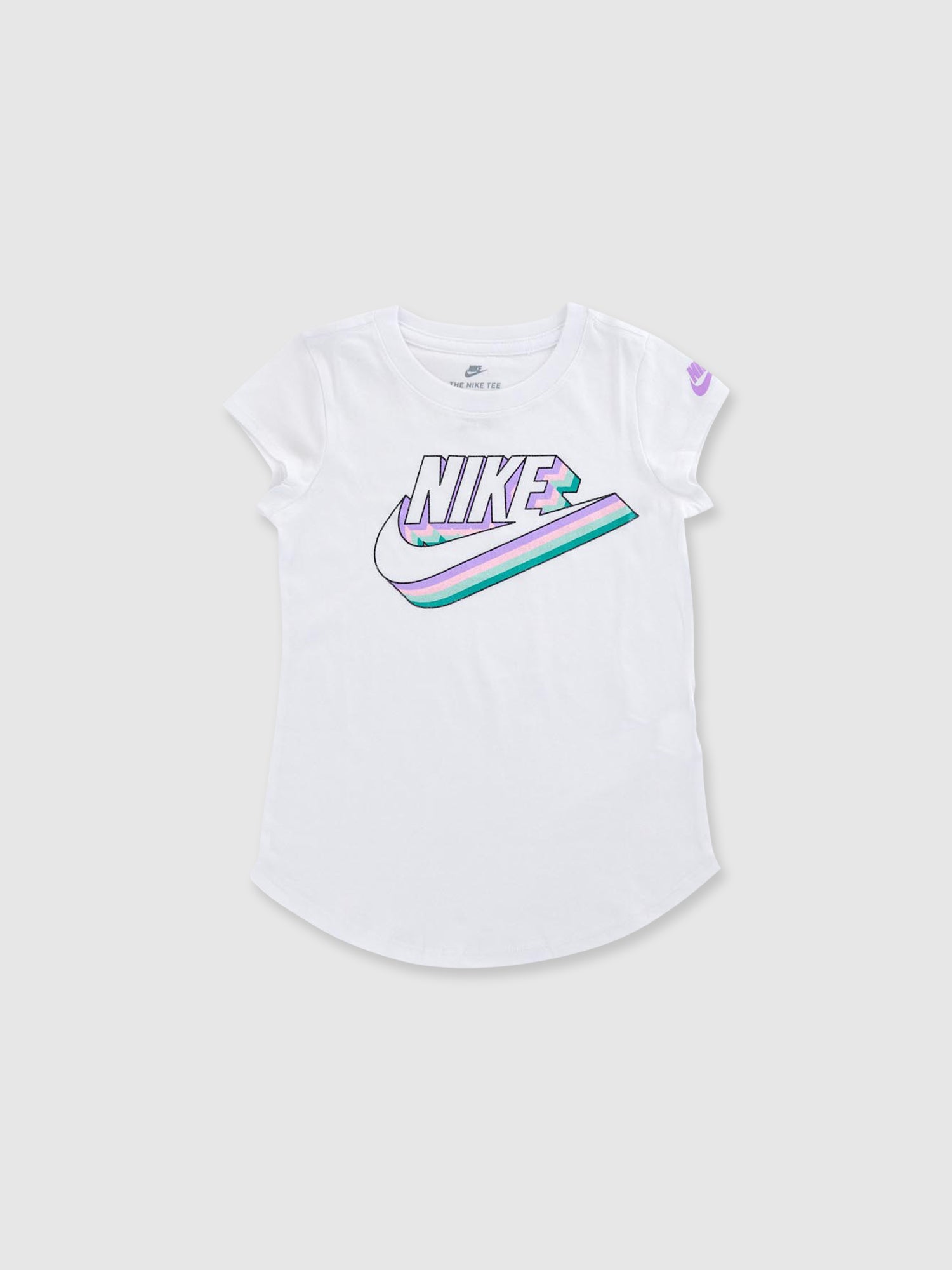 טישרט עם הדפס לוגו גרפי/ ילדות- Nike|נייק