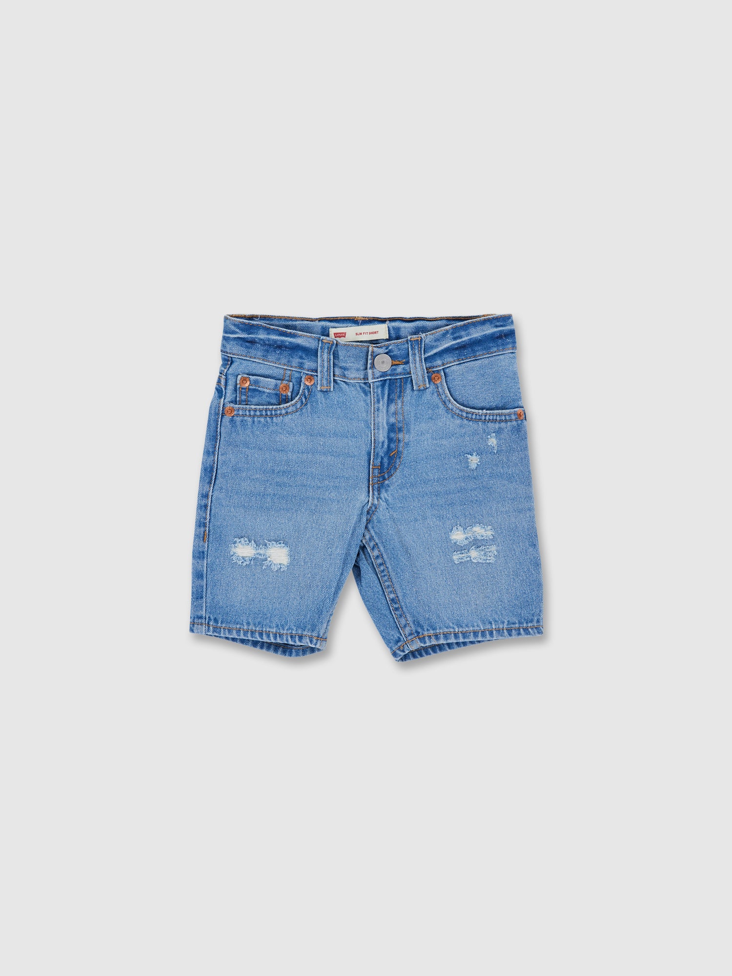 מכנסי ג'ינס קצרים בגזרת SLIM FIT / ילדות- Levi's|ליוויס