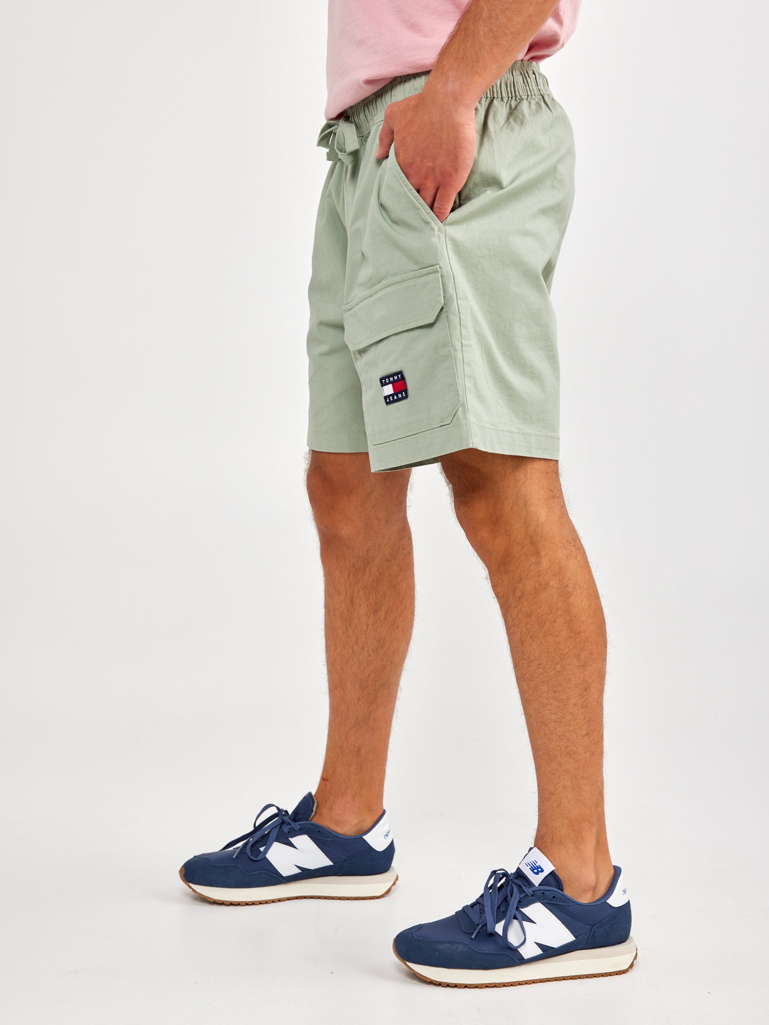 מכנסיים קצרים עם לוגו רקום- Tommy Hilfiger|טומי הילפיגר